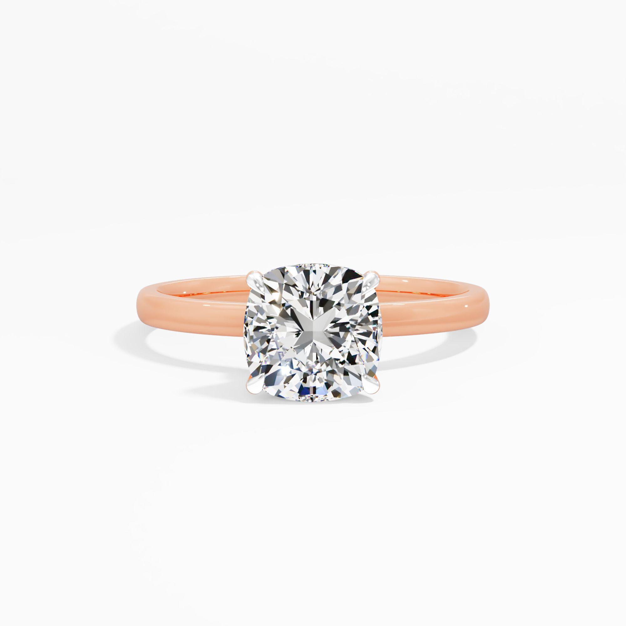 Lilac Loop Solitaire Engagement Ring