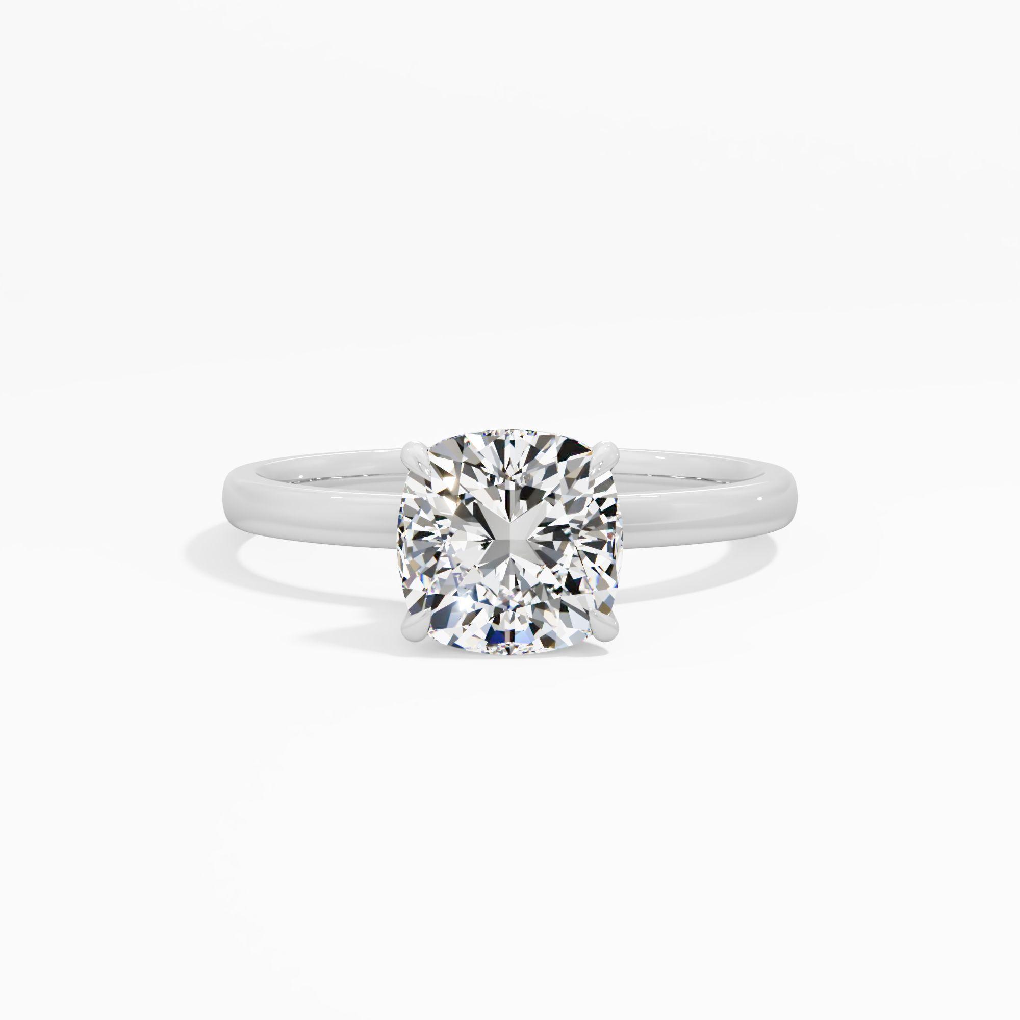 Lilac Loop Solitaire Engagement Ring
