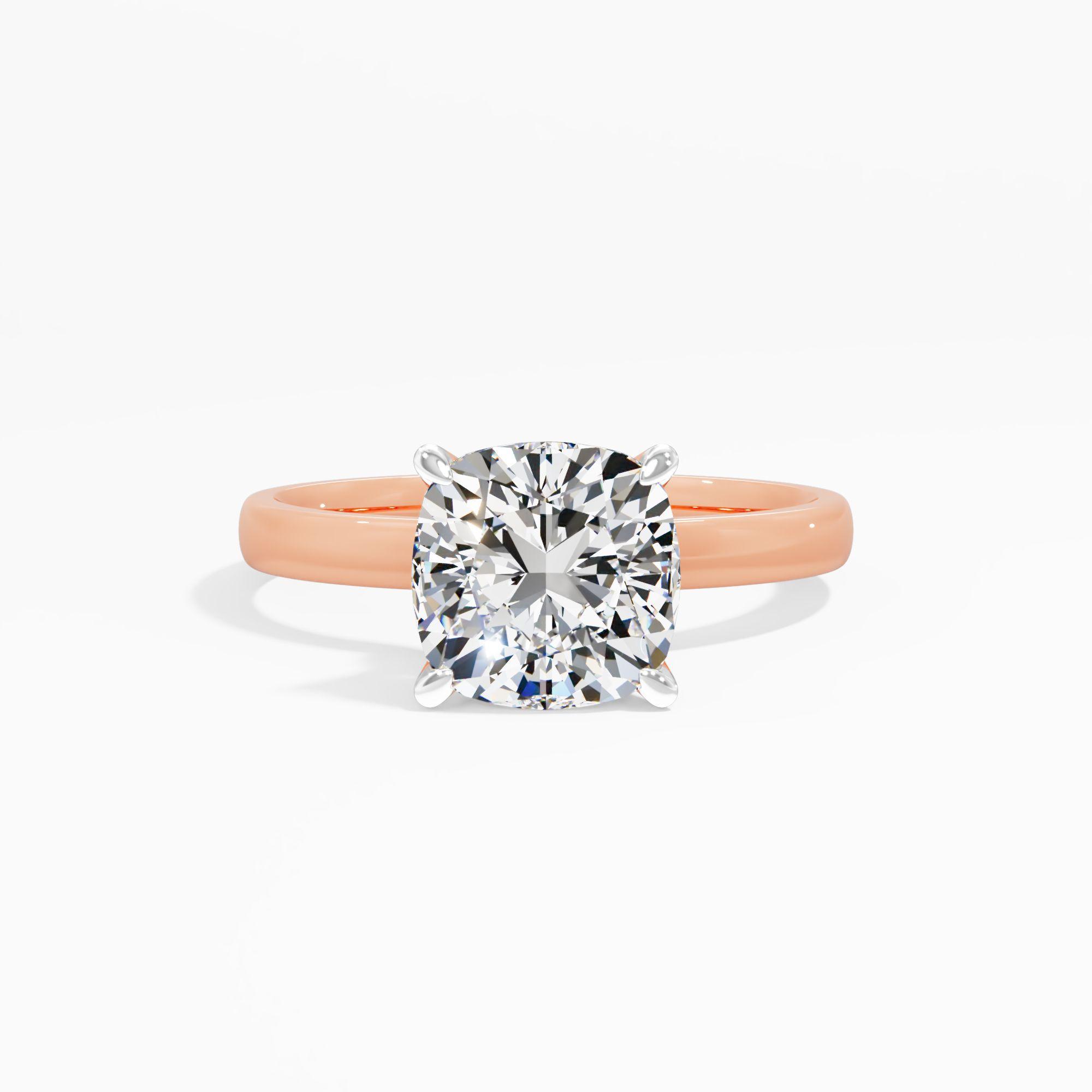 Lilac Loop Solitaire Engagement Ring