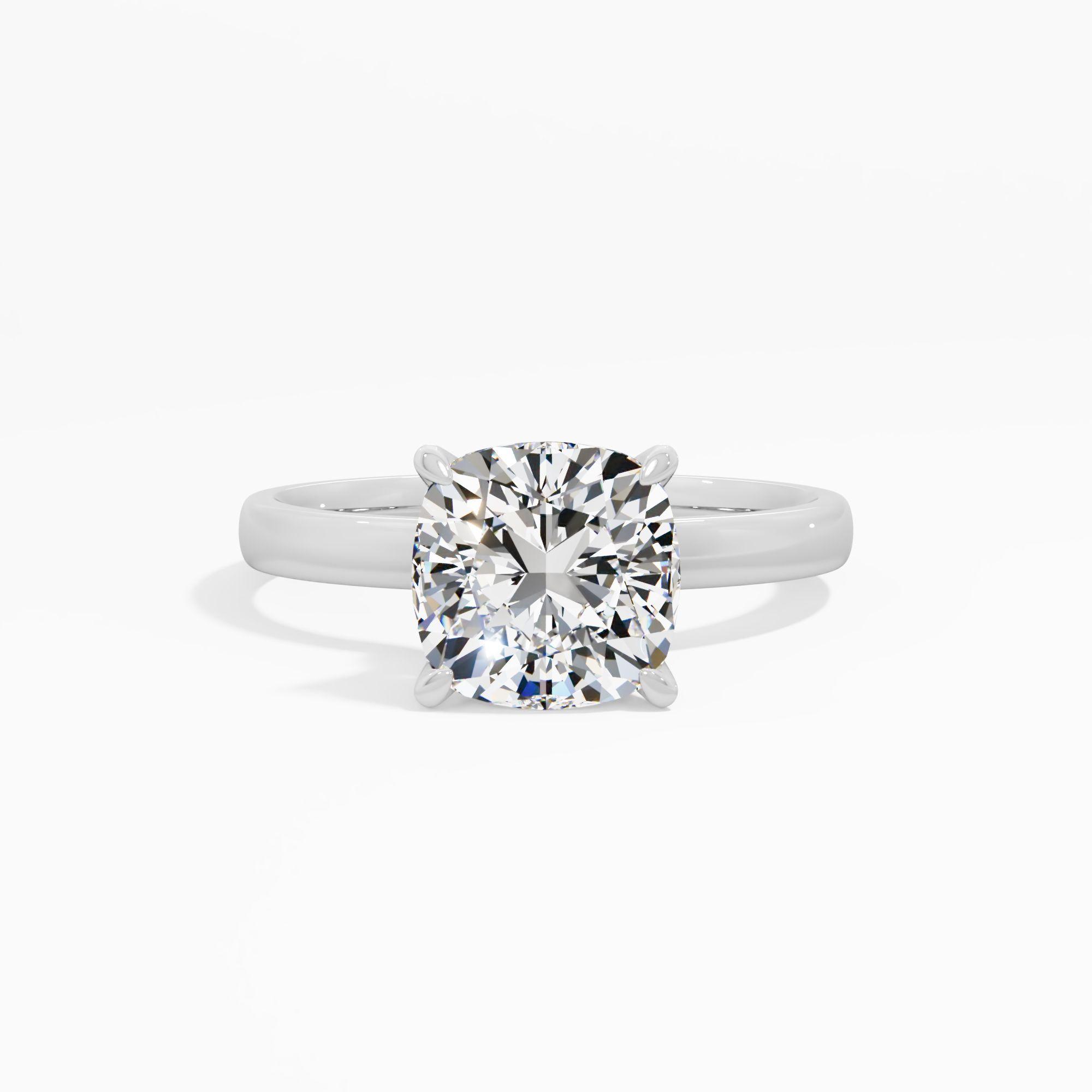 Lilac Loop Solitaire Engagement Ring