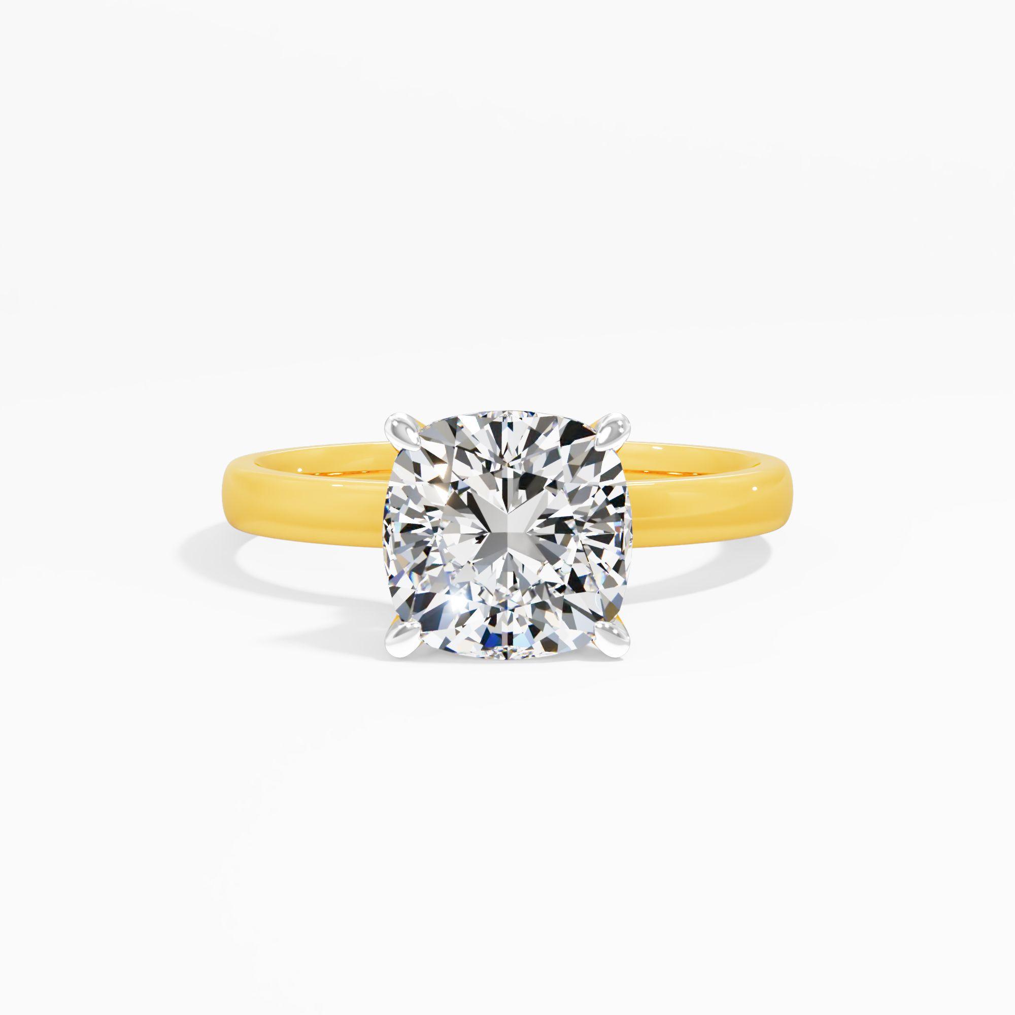 Lilac Loop Solitaire Engagement Ring