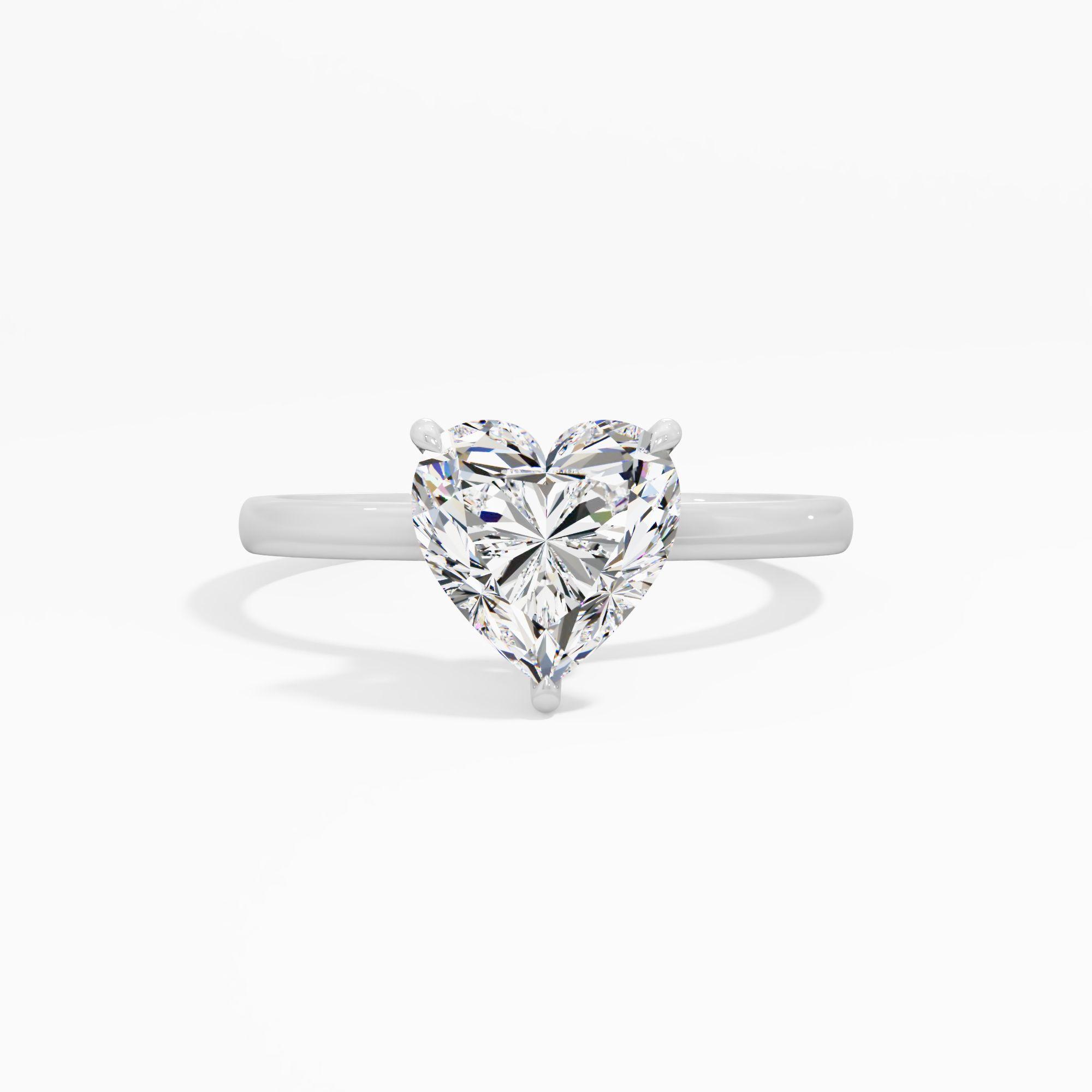 Lilac Loop Solitaire Engagement Ring