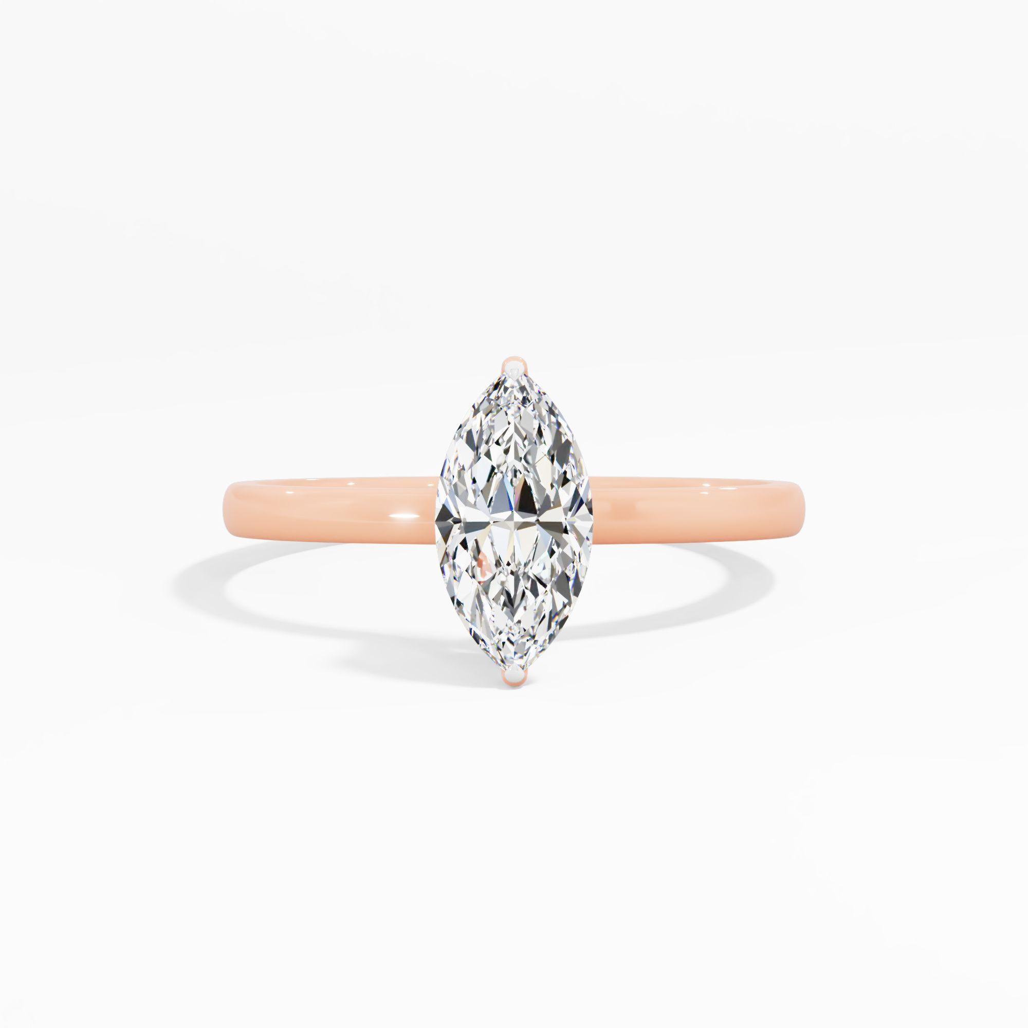 Lilac Loop Solitaire Engagement Ring
