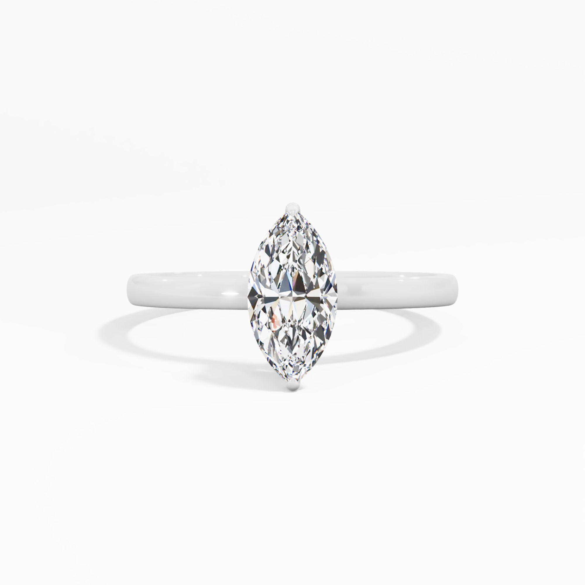 Lilac Loop Solitaire Engagement Ring