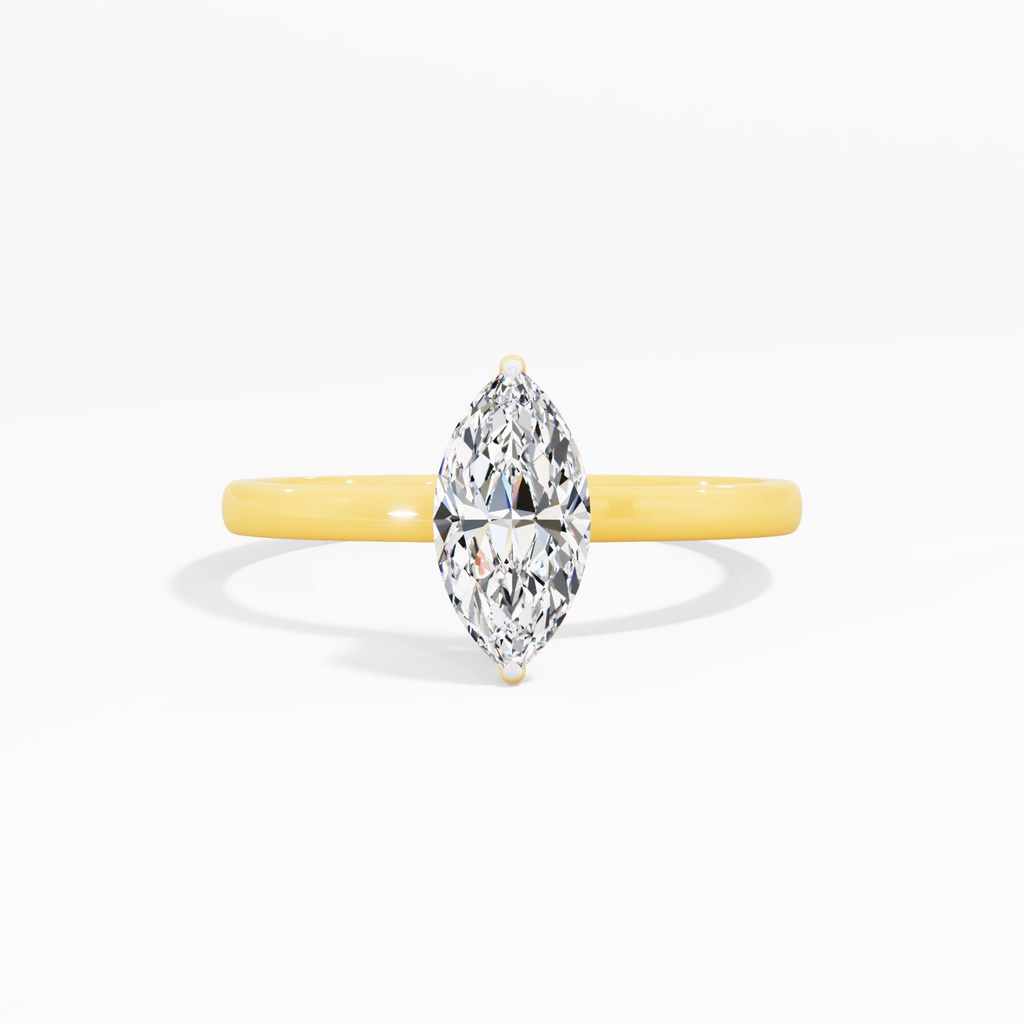 Lilac Loop Solitaire Engagement Ring