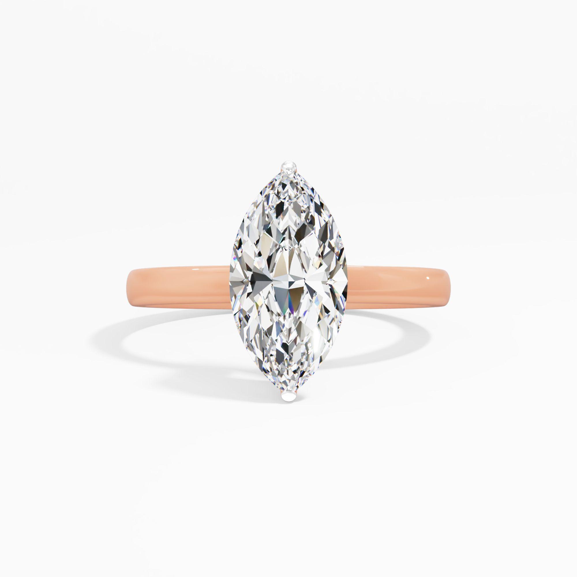 Lilac Loop Solitaire Engagement Ring
