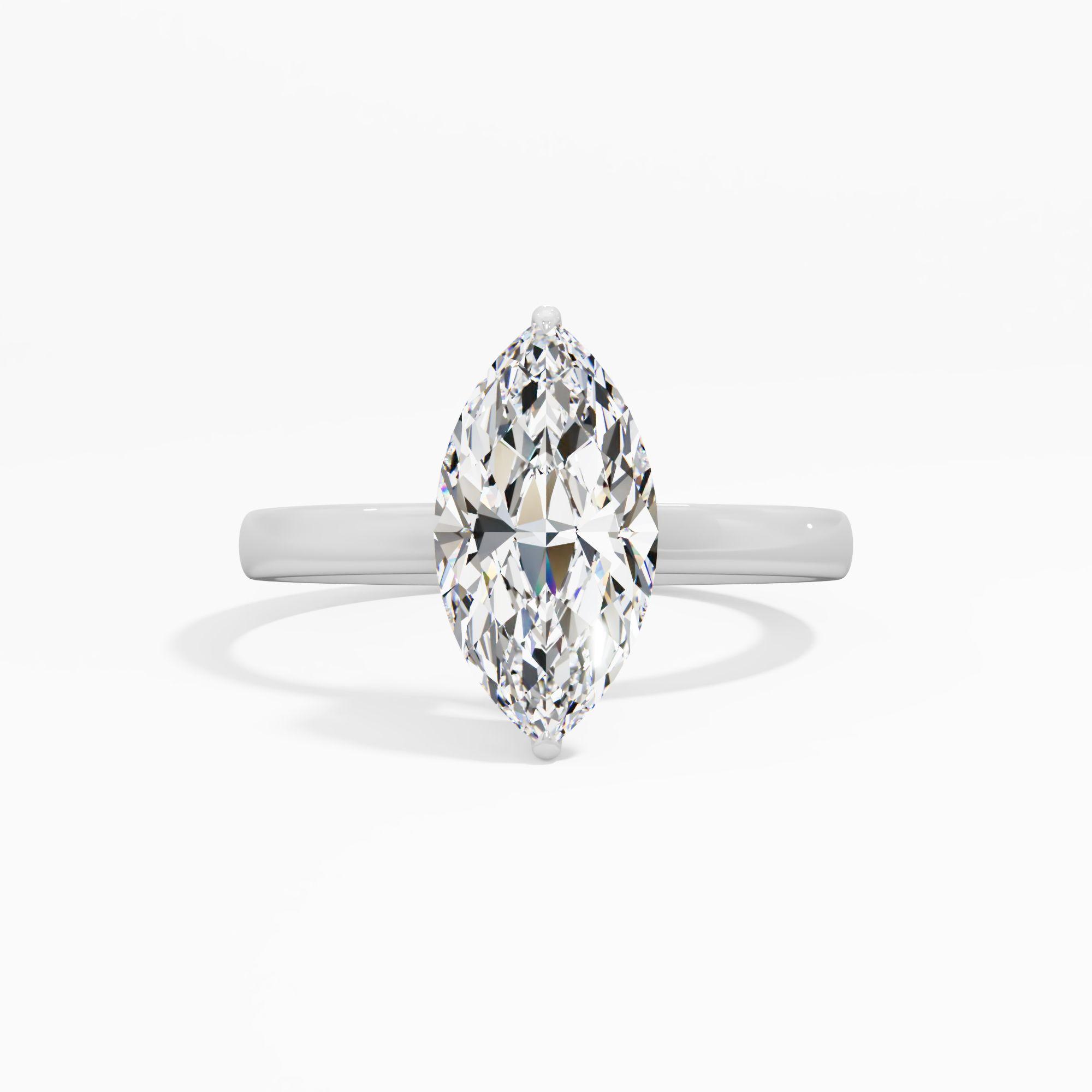 Lilac Loop Solitaire Engagement Ring