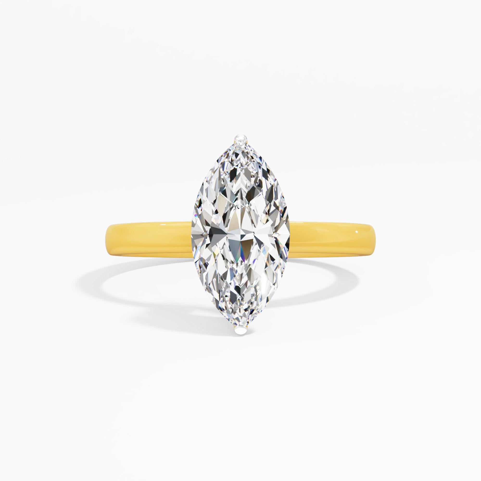 Lilac Loop Solitaire Engagement Ring