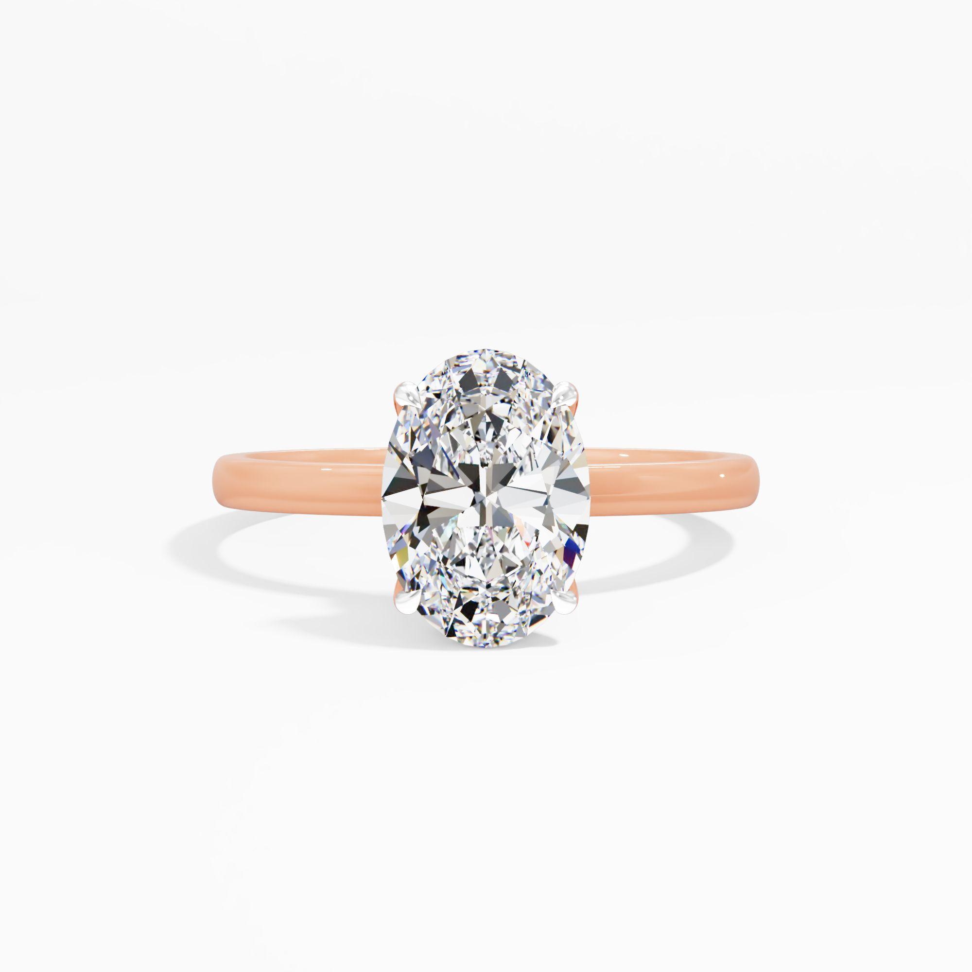 Lilac Loop Solitaire Engagement Ring