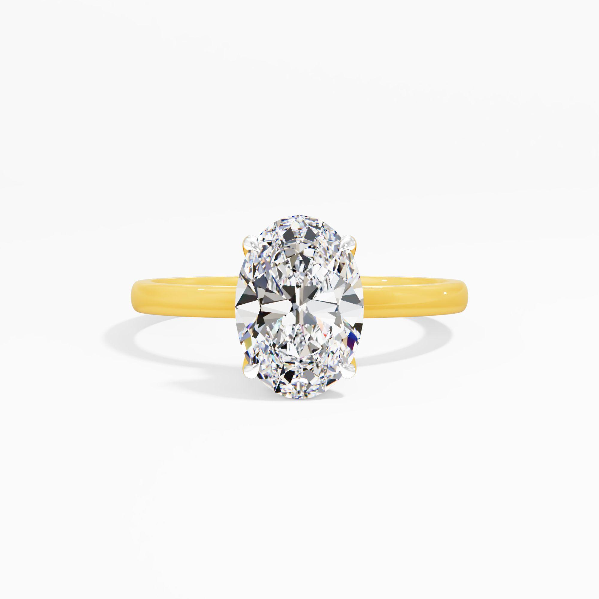 Lilac Loop Solitaire Engagement Ring