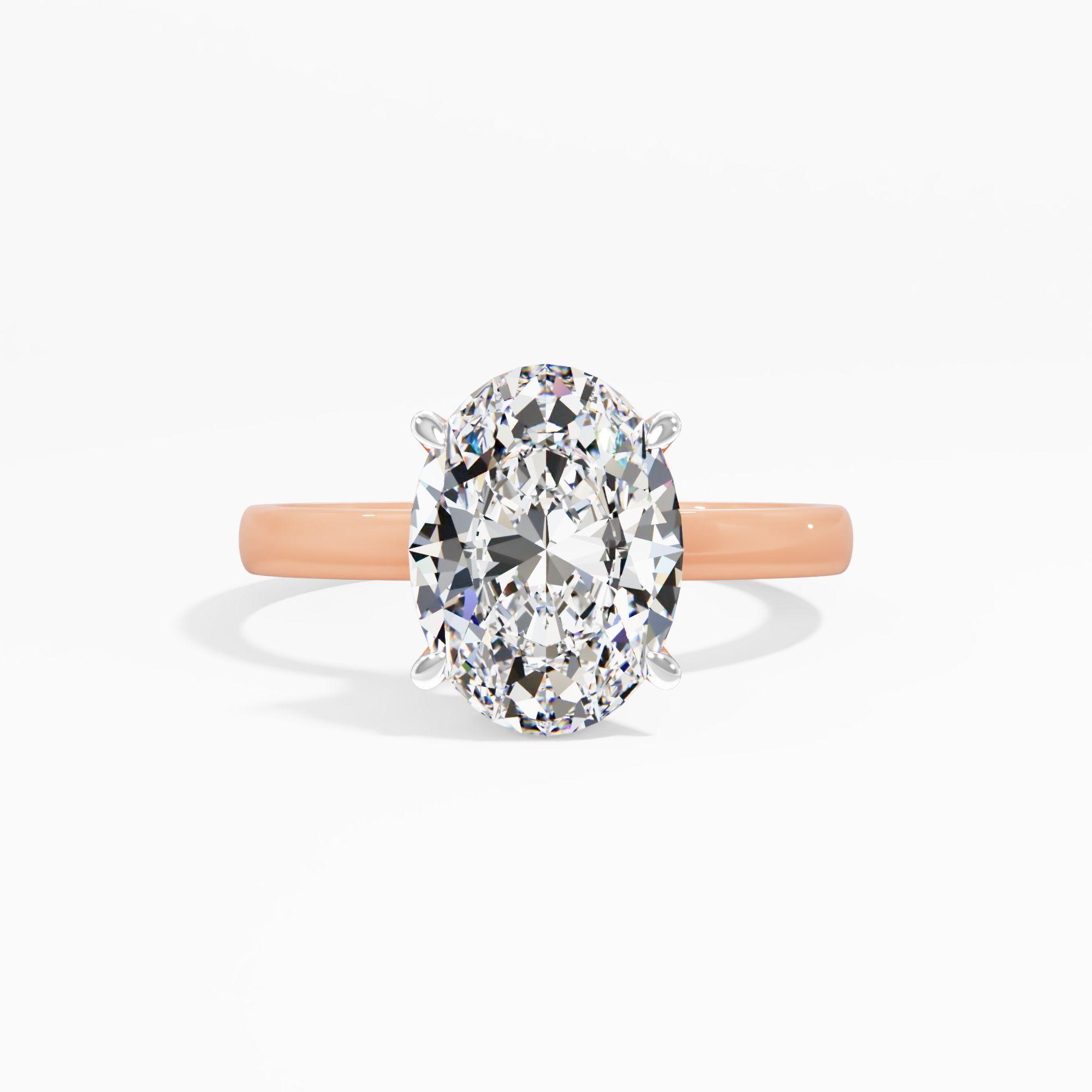 Lilac Loop Solitaire Engagement Ring