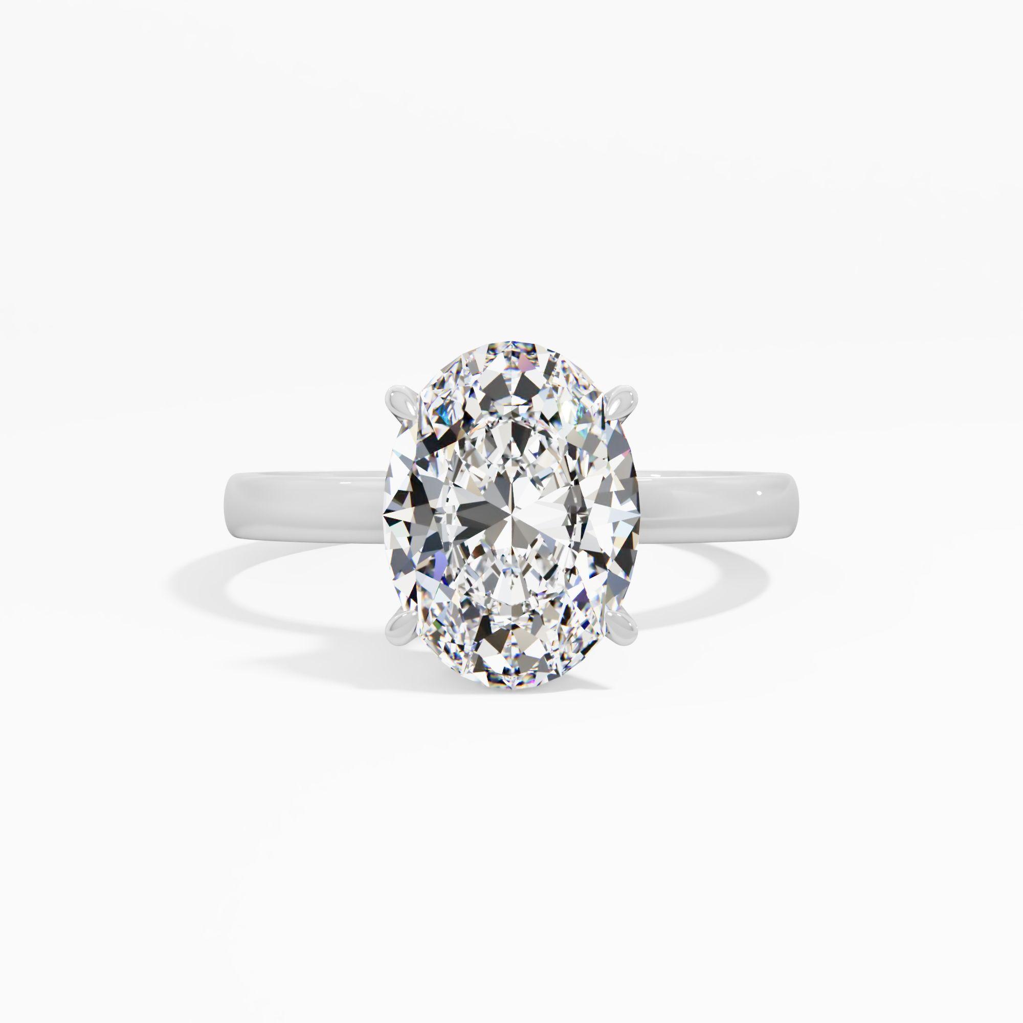 Lilac Loop Solitaire Engagement Ring