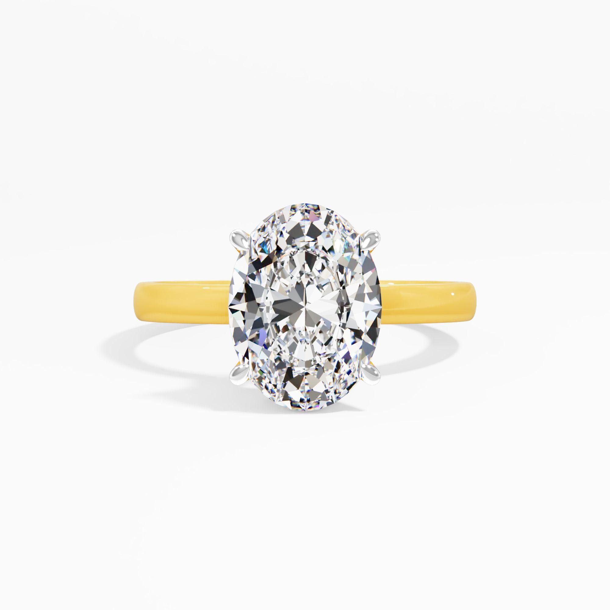 Lilac Loop Solitaire Engagement Ring