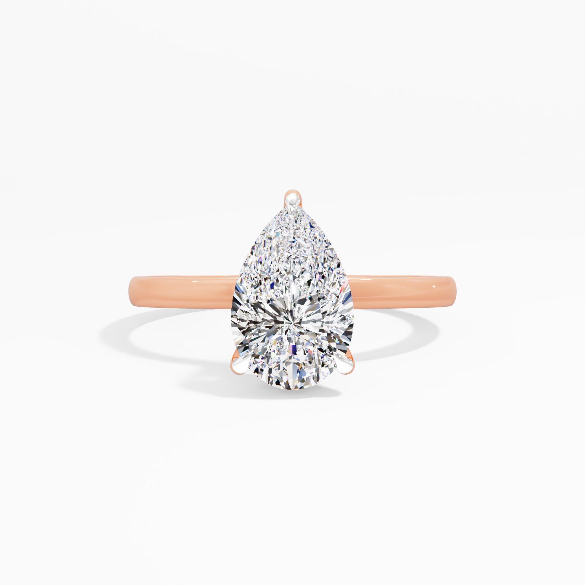 Lilac Loop Solitaire Engagement Ring
