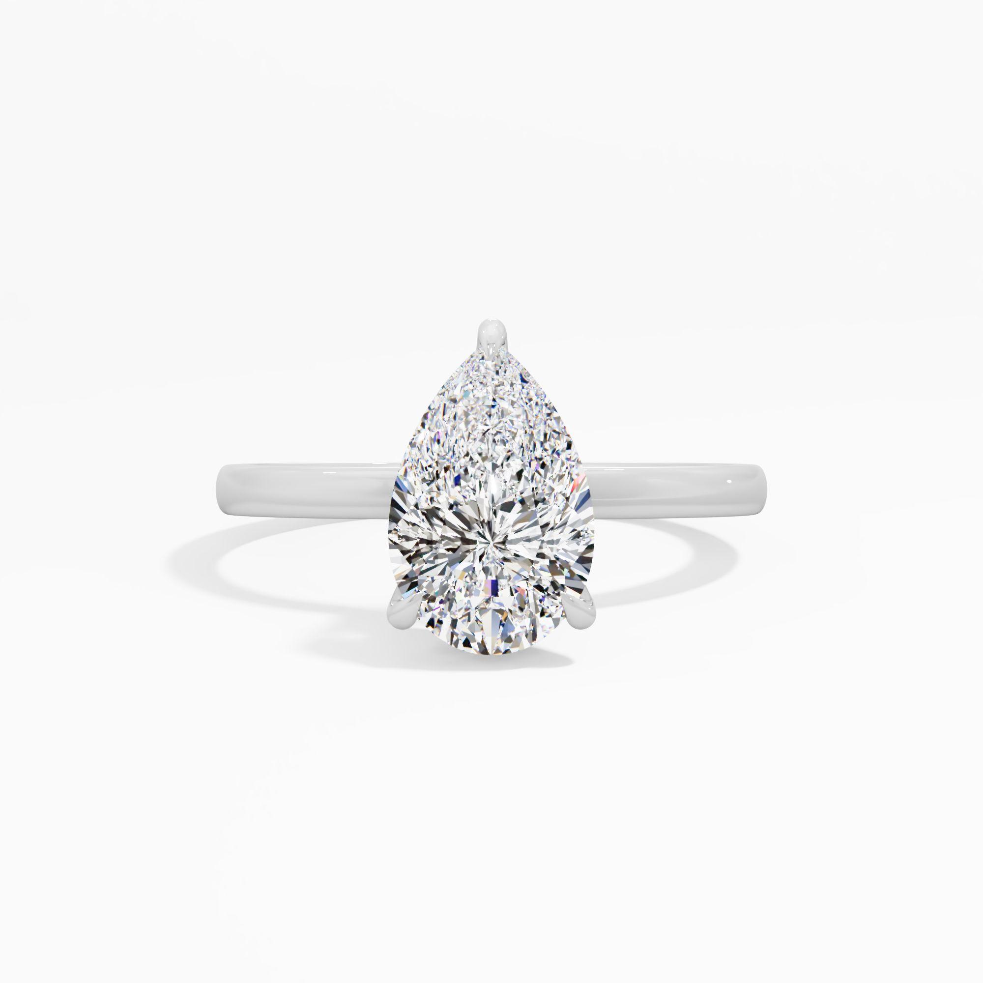Lilac Loop Solitaire Engagement Ring