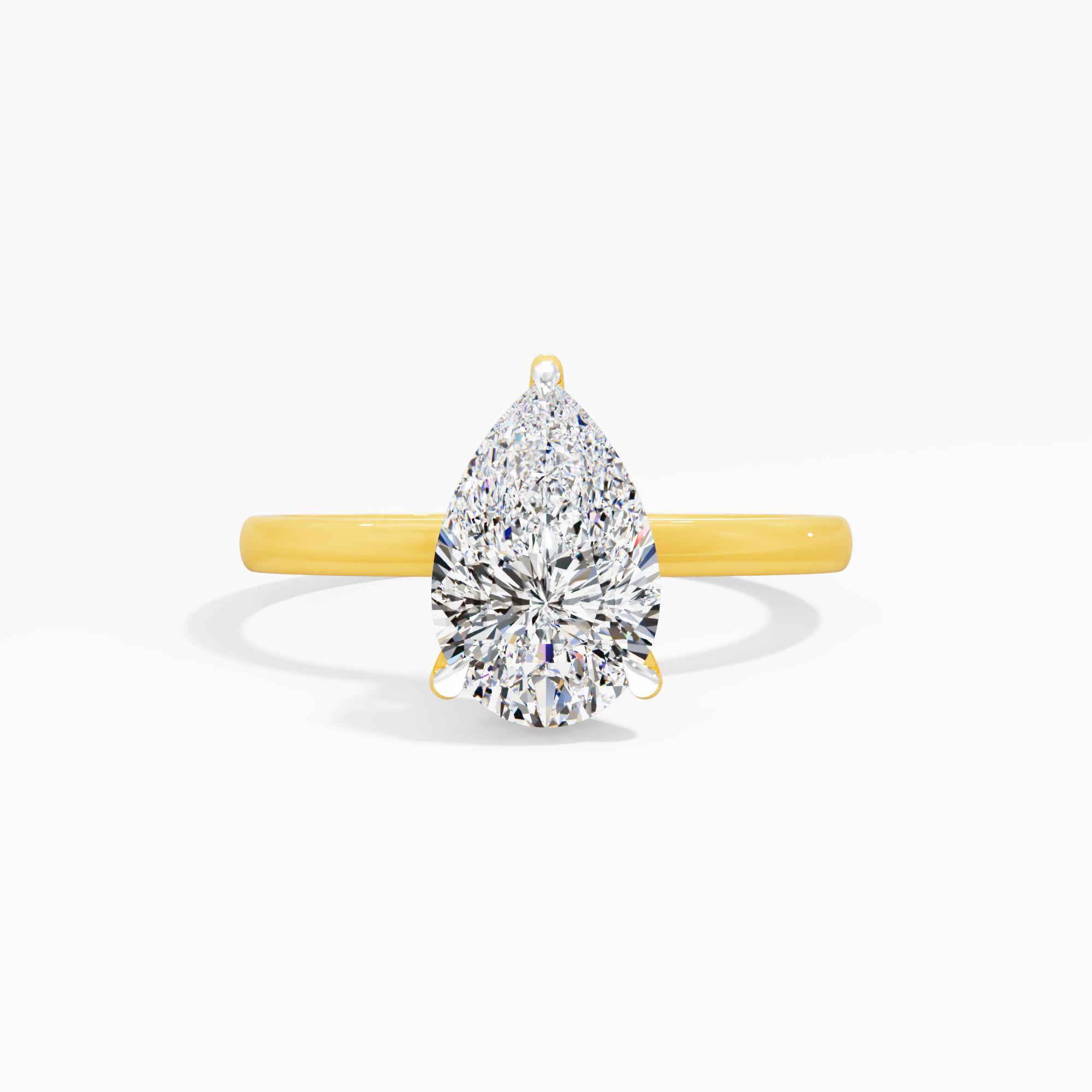 Lilac Loop Solitaire Engagement Ring