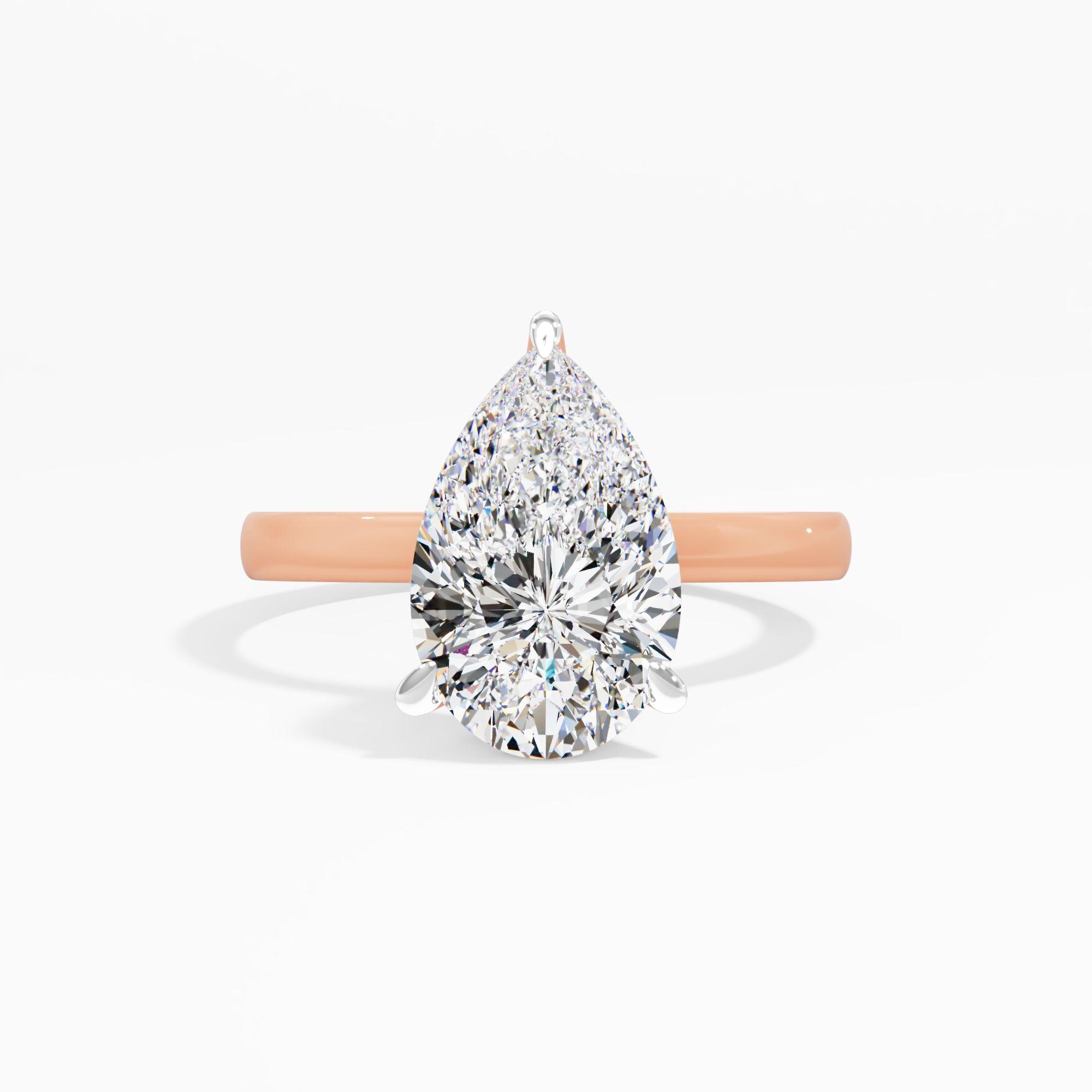 Lilac Loop Solitaire Engagement Ring