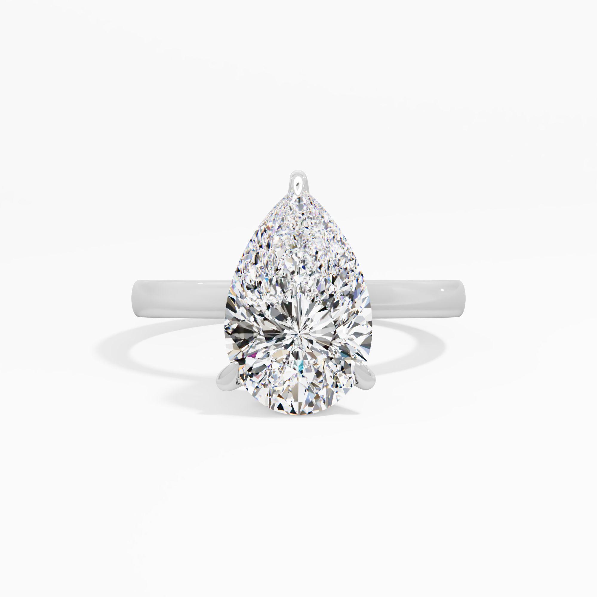 Lilac Loop Solitaire Engagement Ring