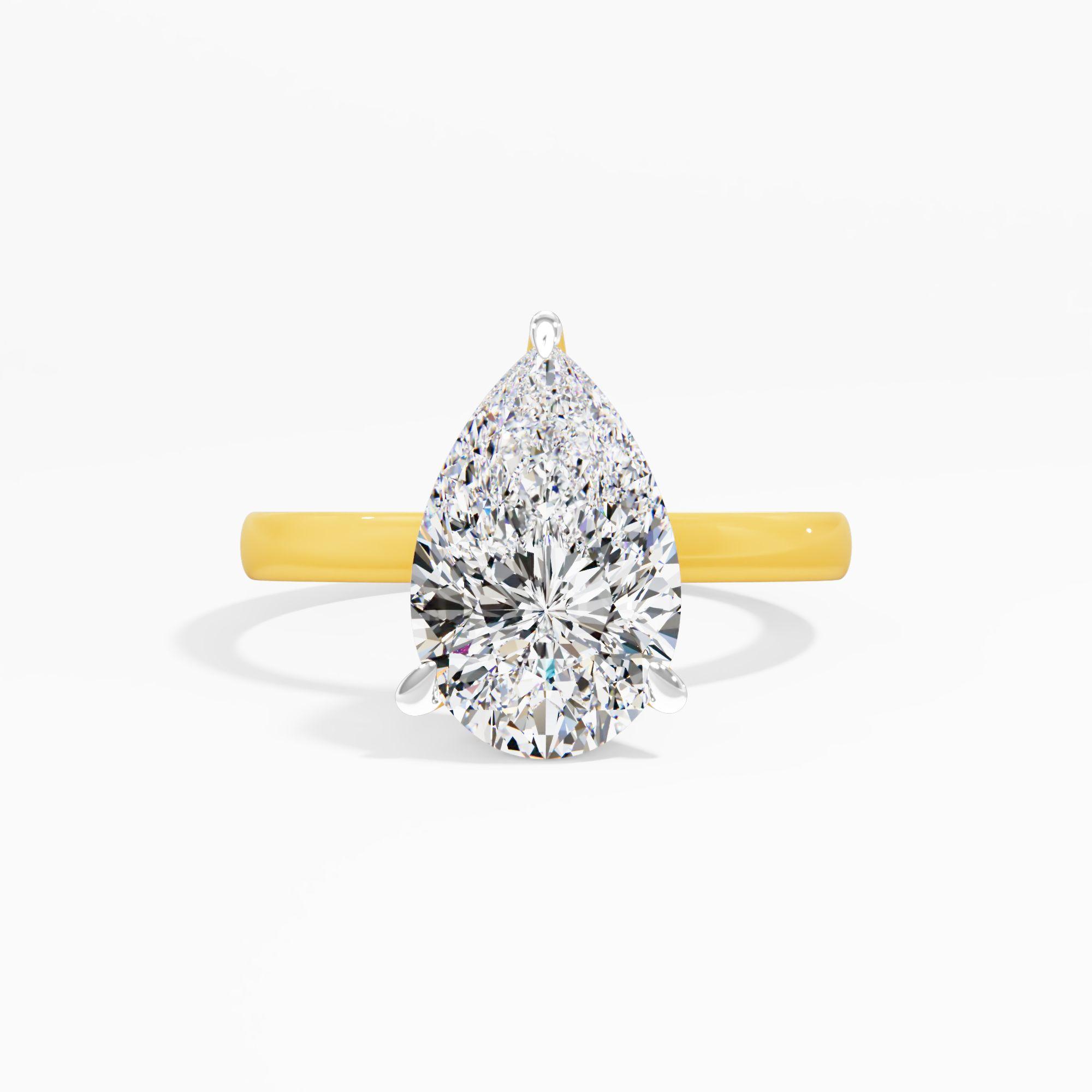 Lilac Loop Solitaire Engagement Ring