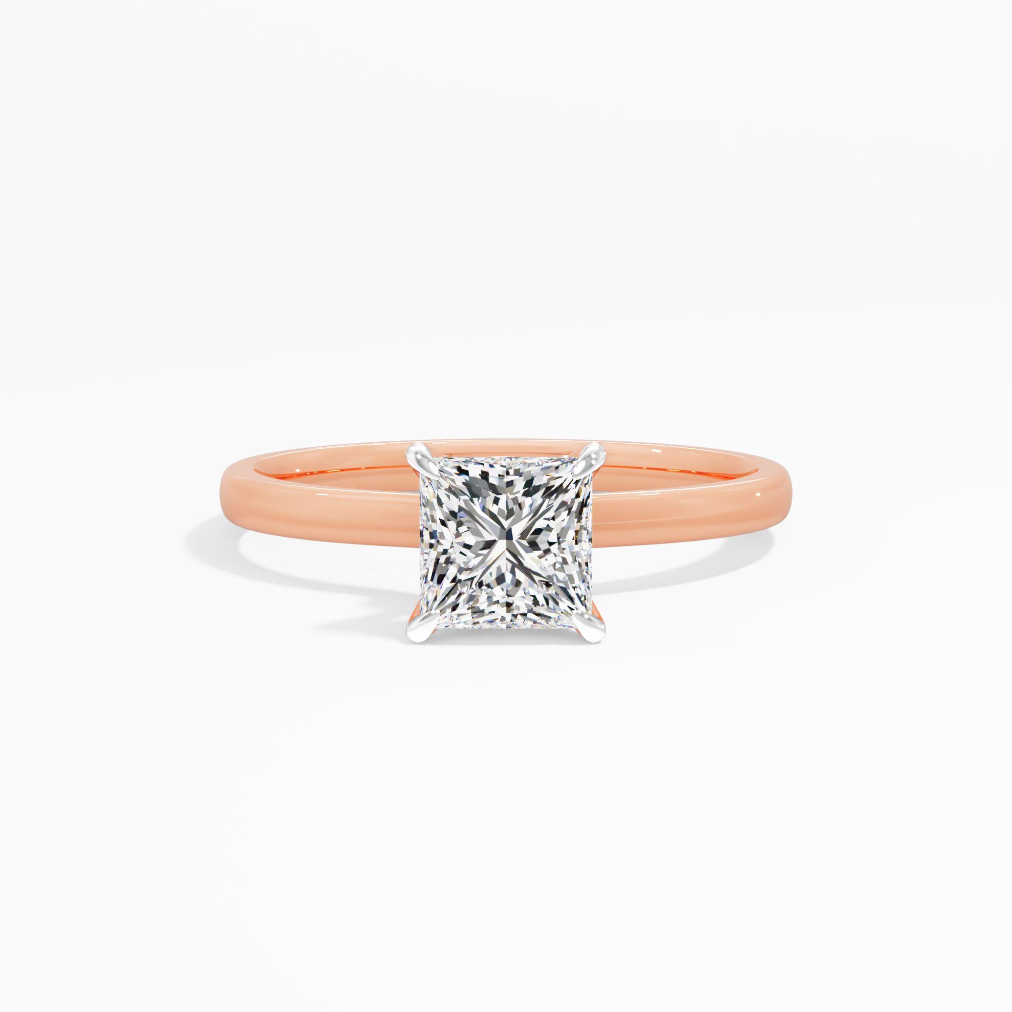 Lilac Loop Solitaire Engagement Ring