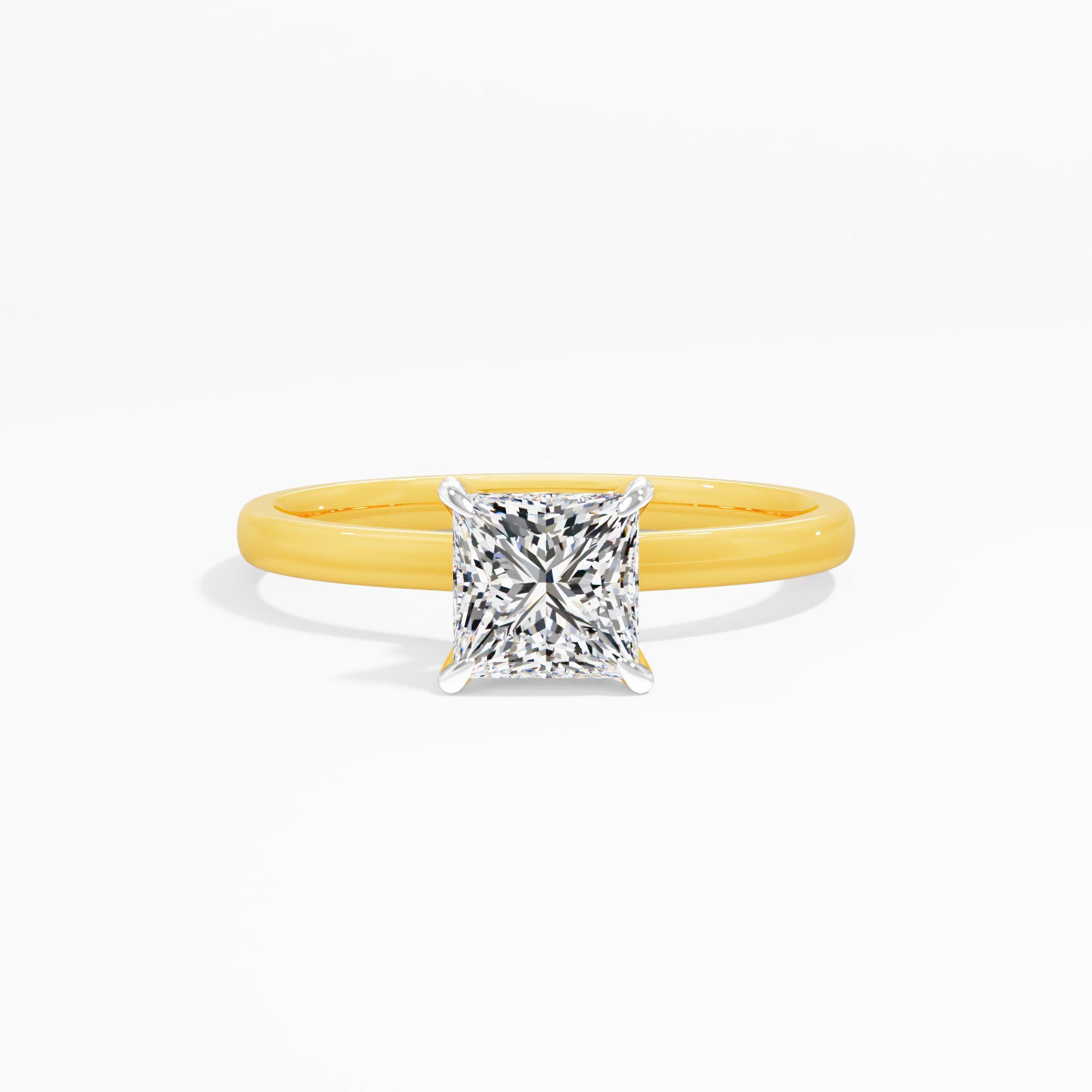 Lilac Loop Solitaire Engagement Ring