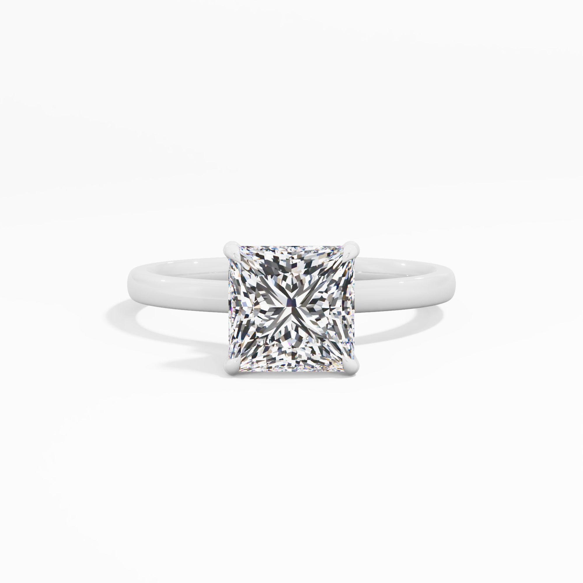 Lilac Loop Solitaire Engagement Ring