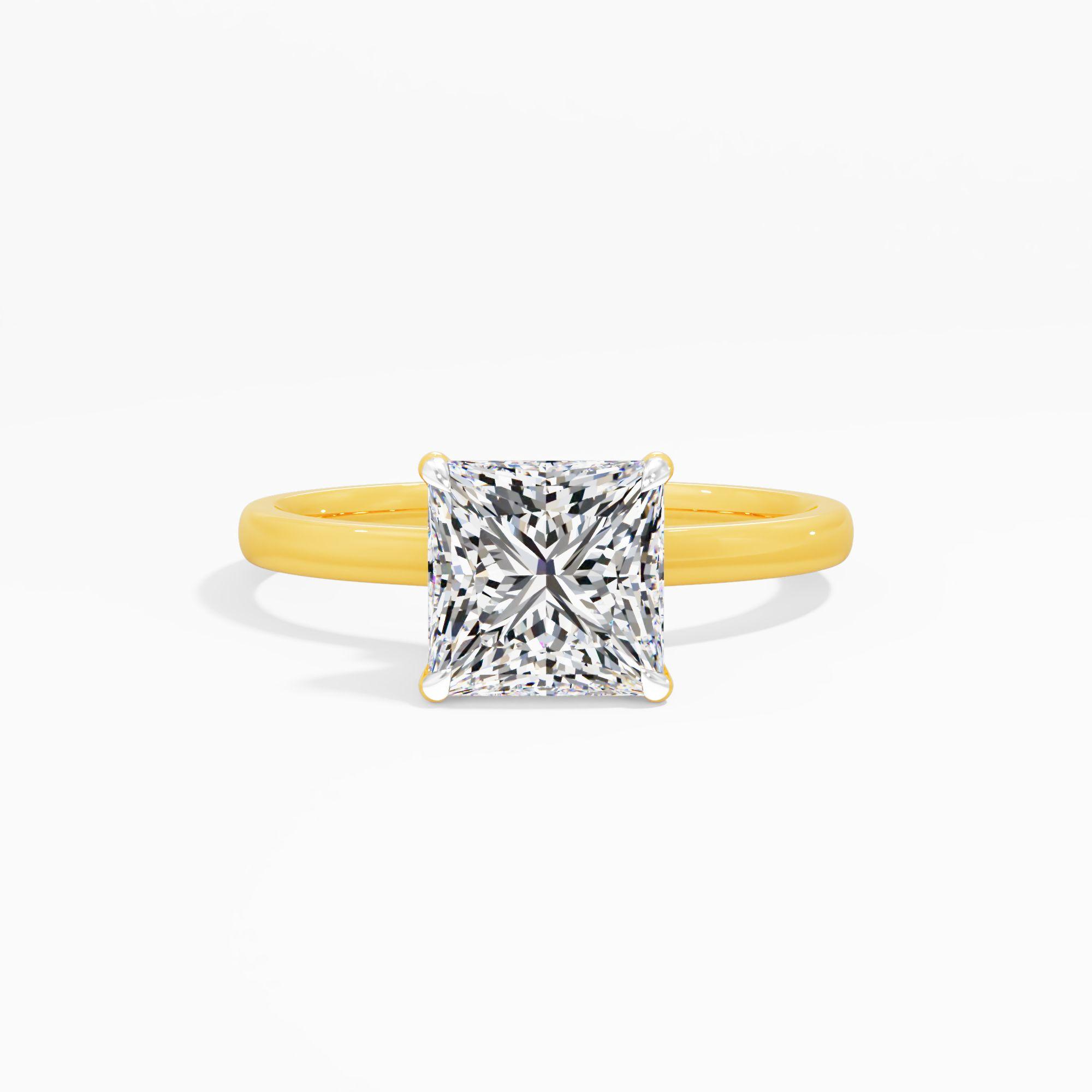 Lilac Loop Solitaire Engagement Ring