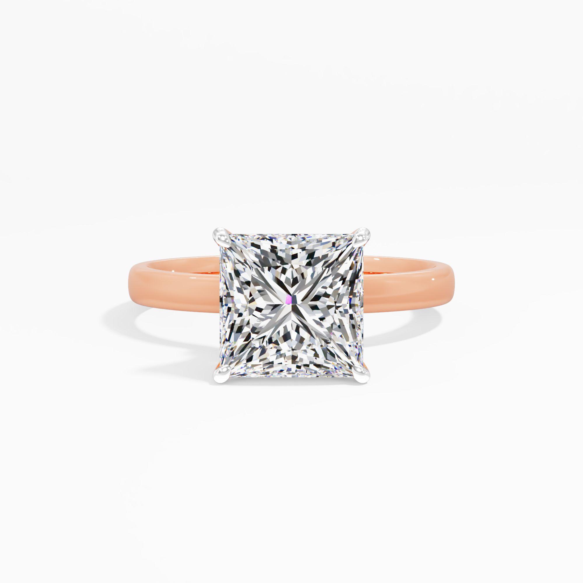 Lilac Loop Solitaire Engagement Ring