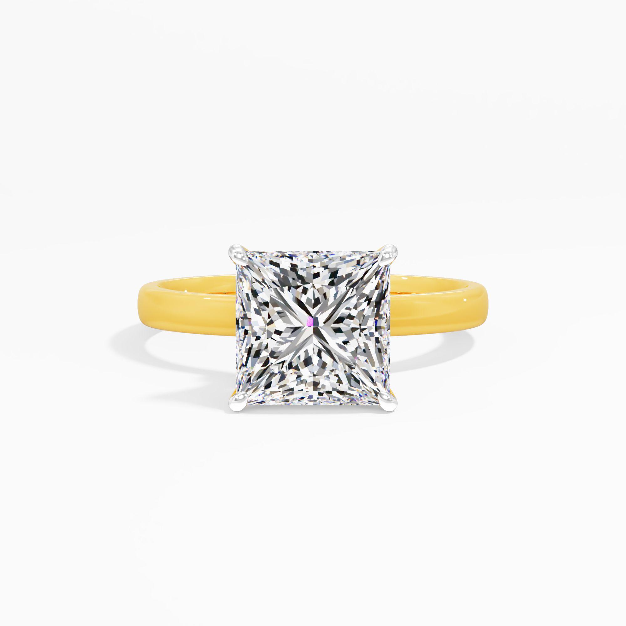 Lilac Loop Solitaire Engagement Ring