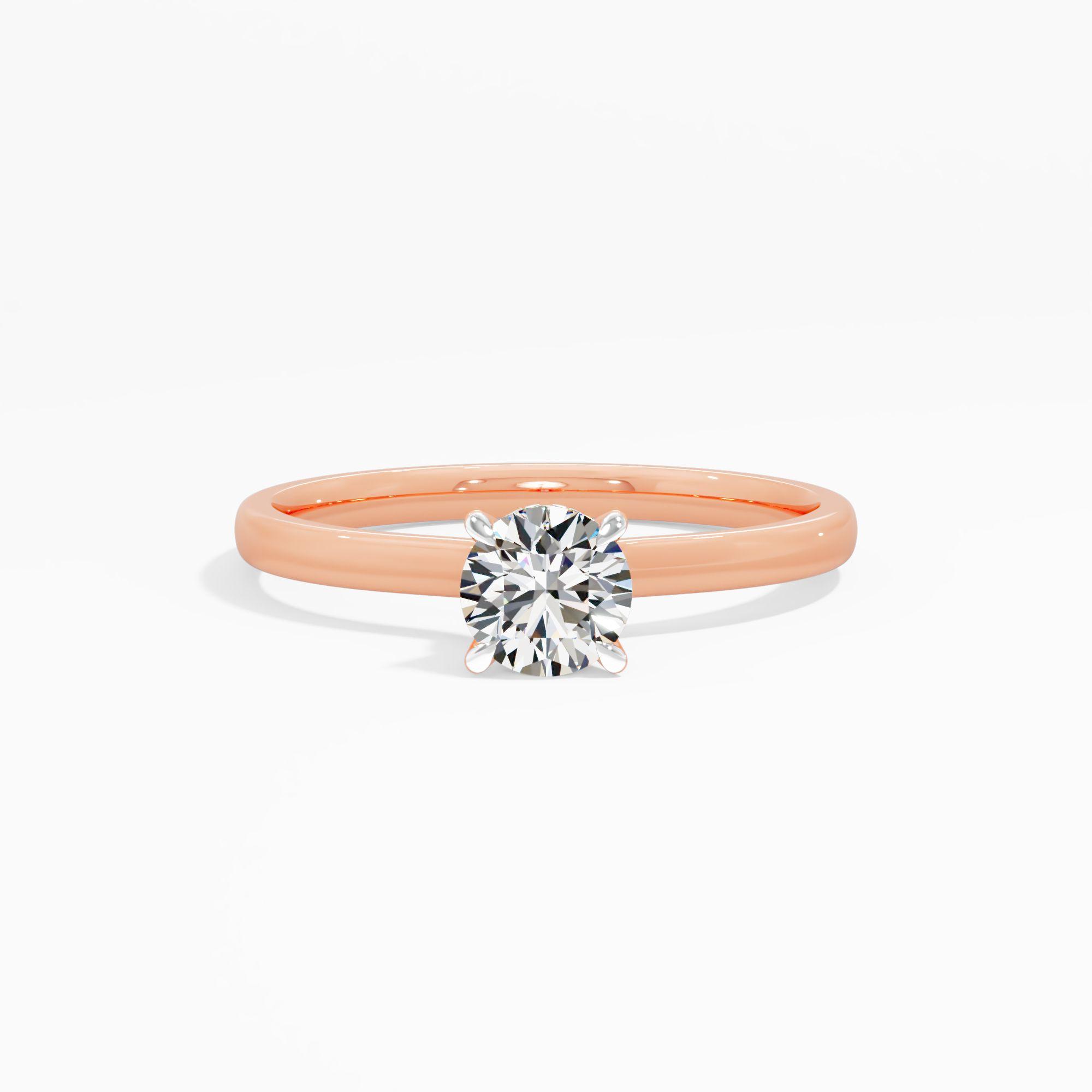 Lilac Loop Solitaire Engagement Ring