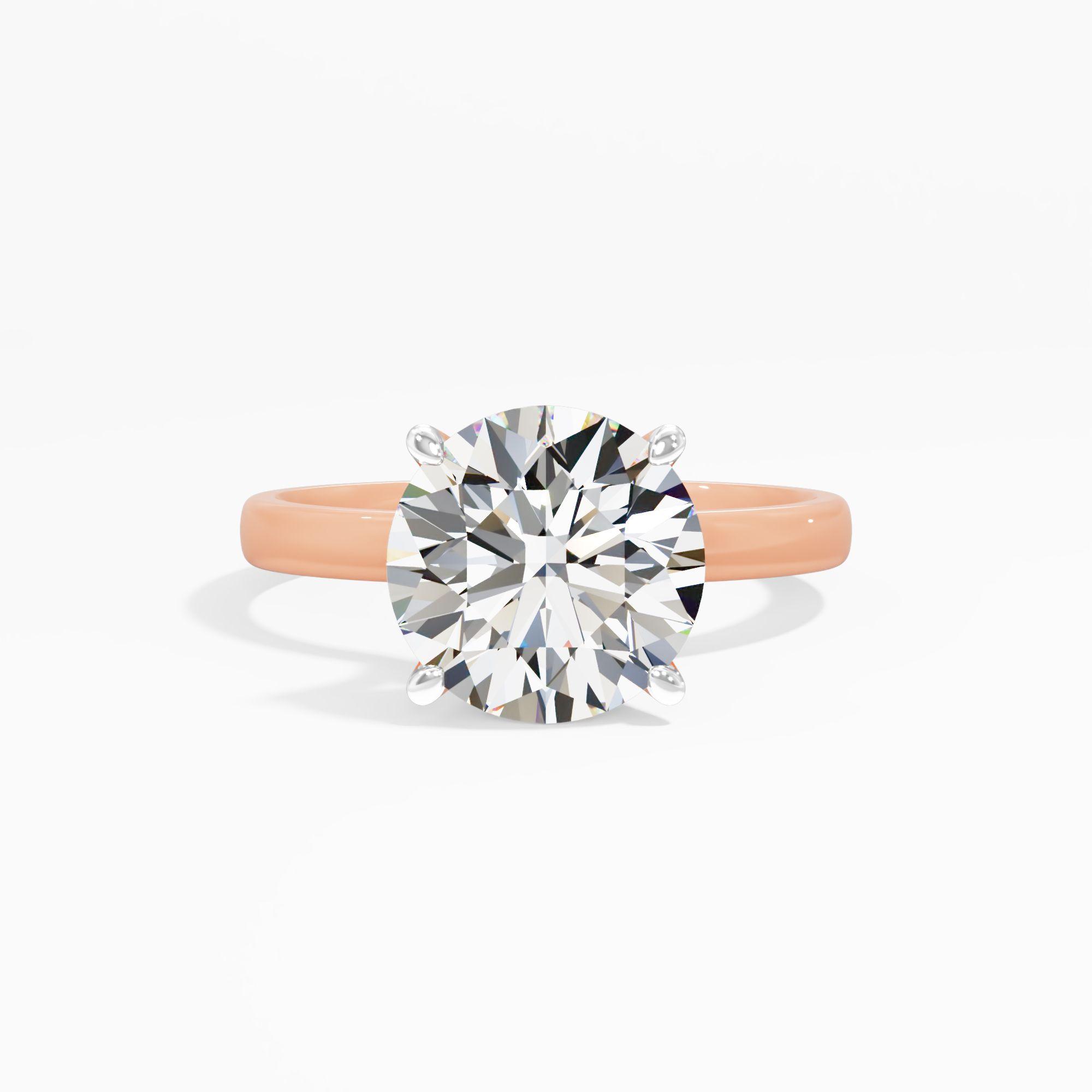 Lilac Loop Solitaire Engagement Ring