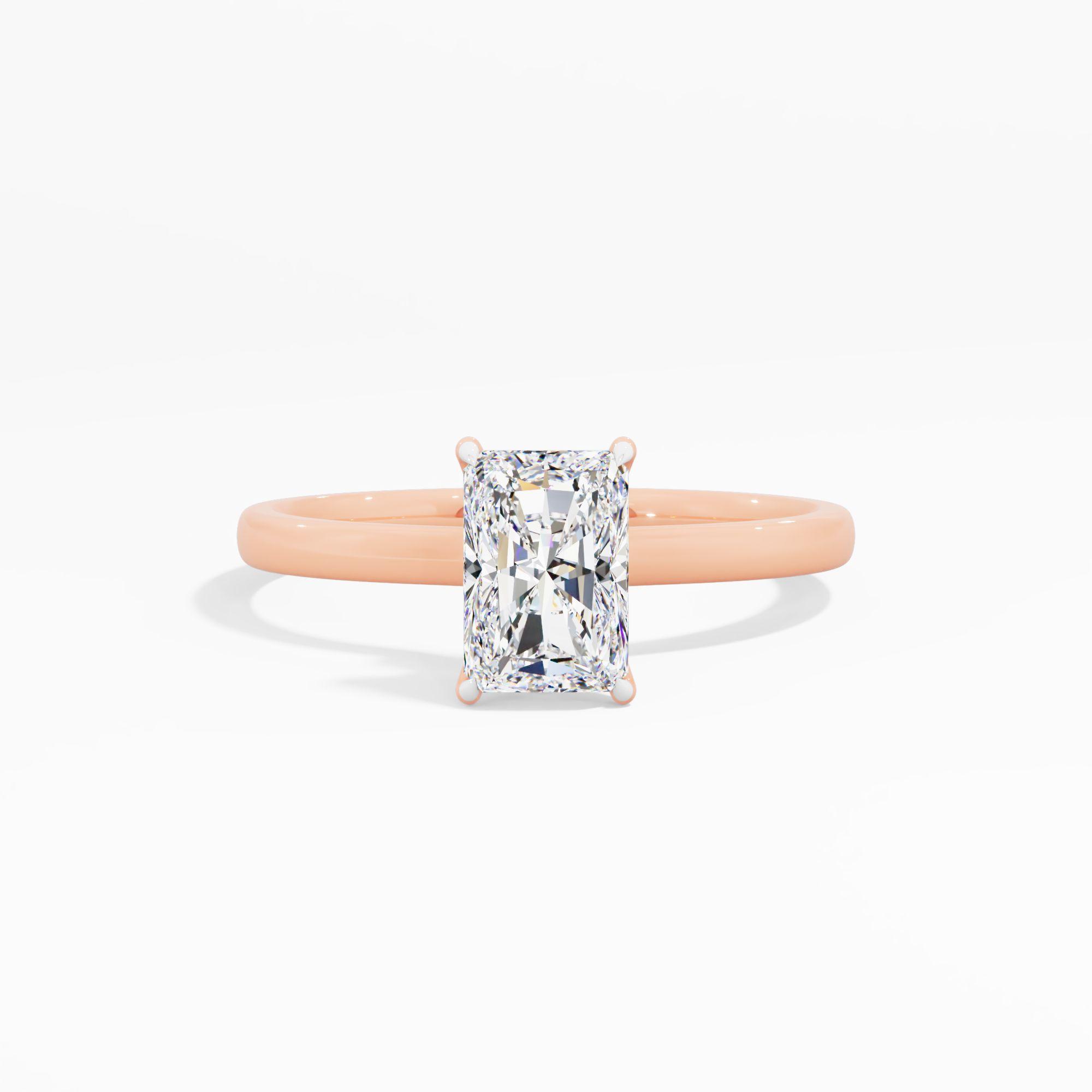 Lilac Loop Solitaire Engagement Ring