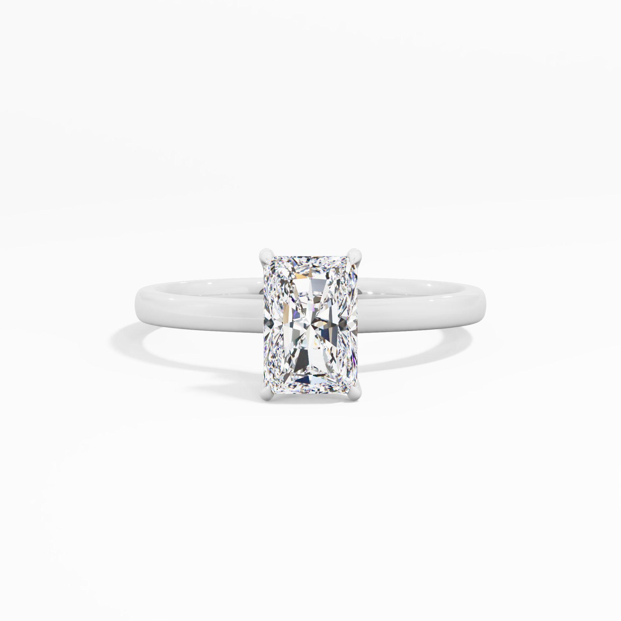Lilac Loop Solitaire Engagement Ring