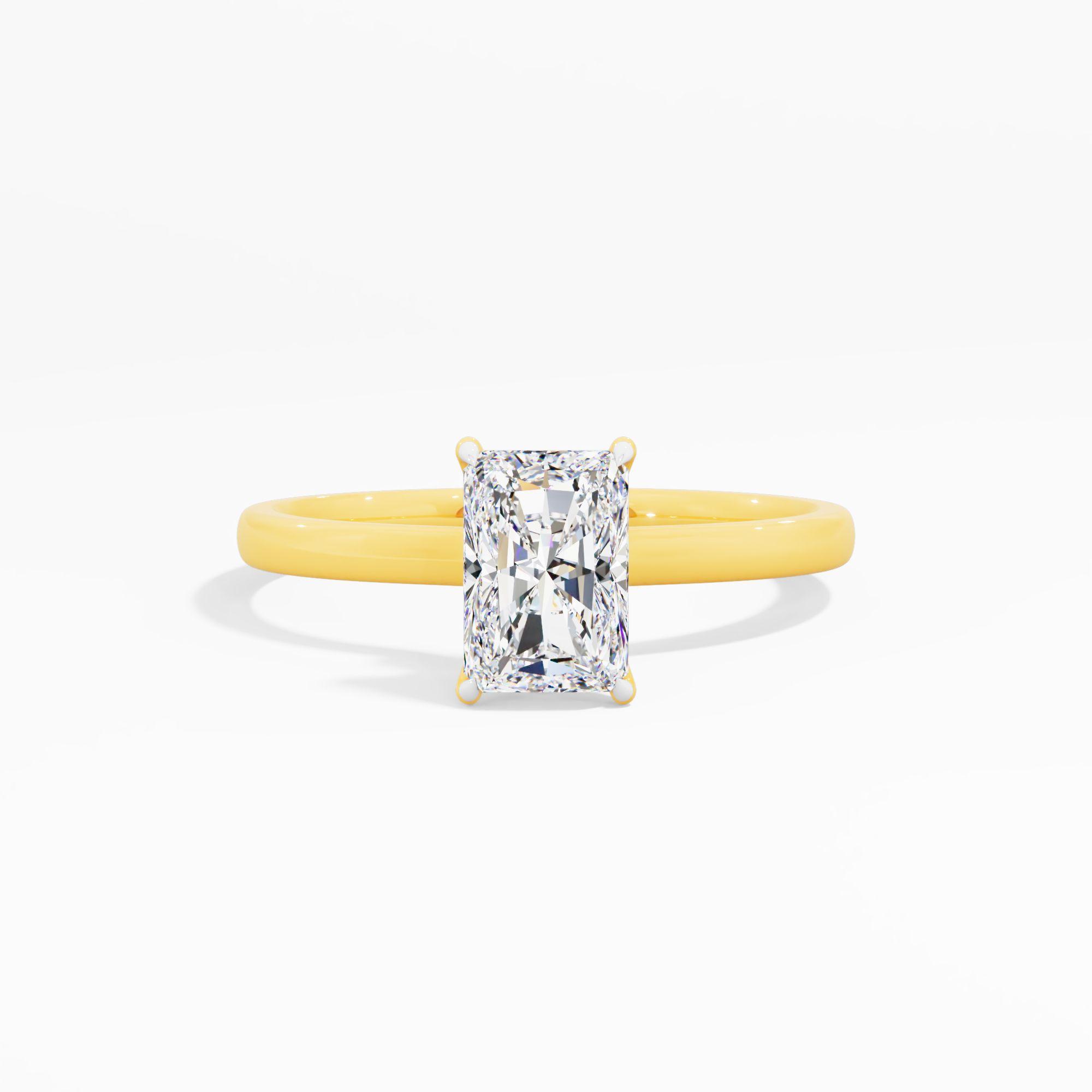 Lilac Loop Solitaire Engagement Ring