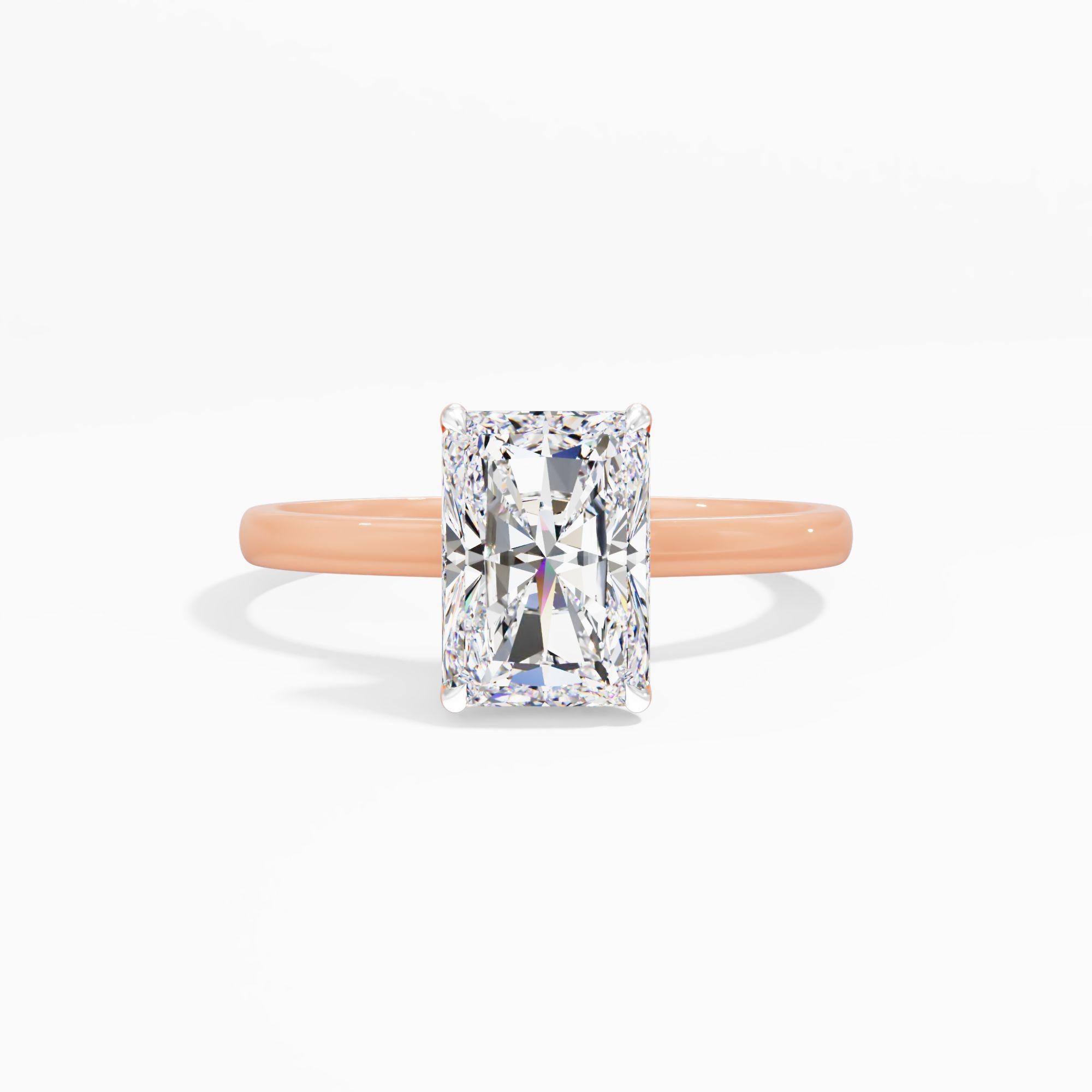 Lilac Loop Solitaire Engagement Ring