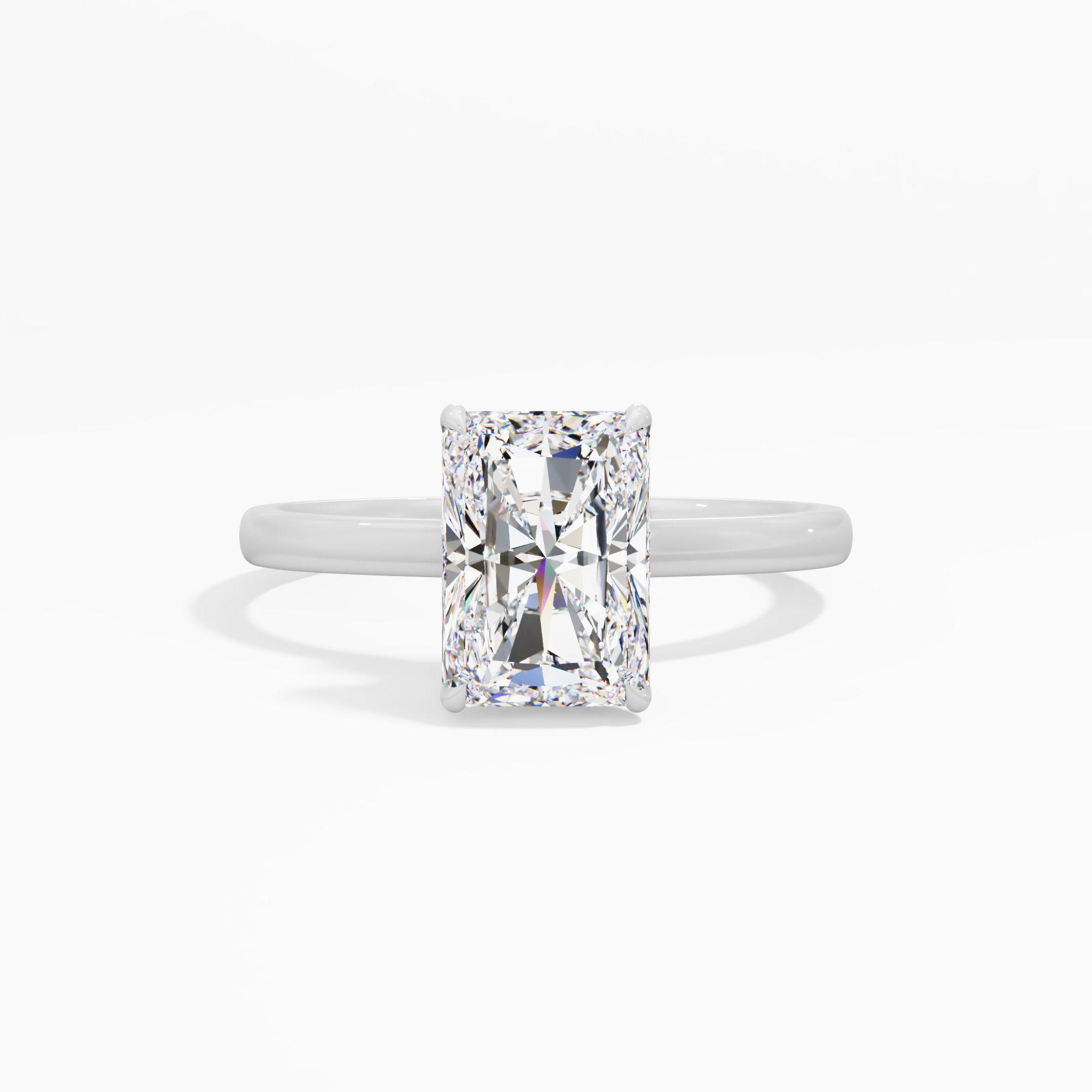Lilac Loop Solitaire Engagement Ring
