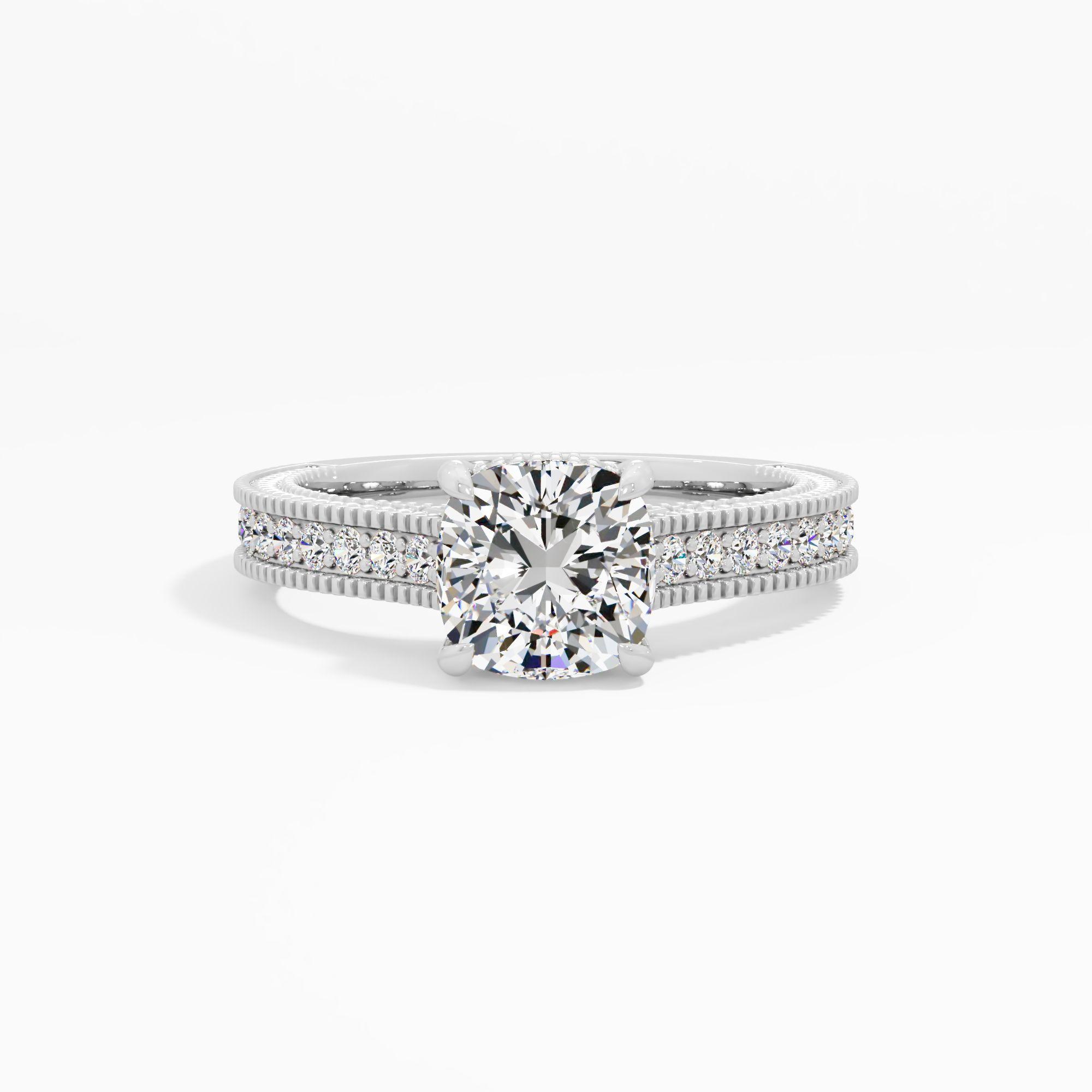 Saffron Wink Solitaire Engagement Ring