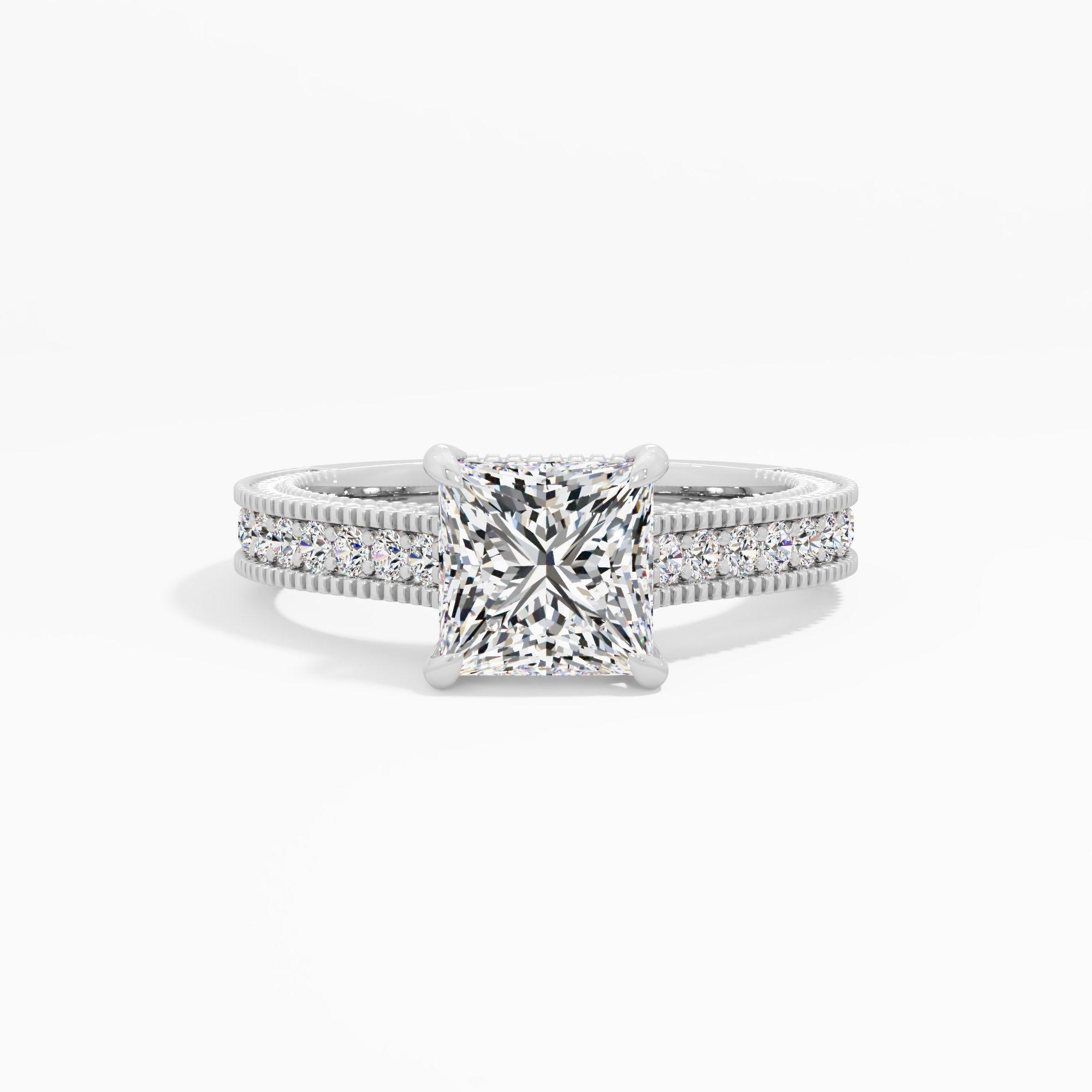 Saffron Wink Solitaire Engagement Ring