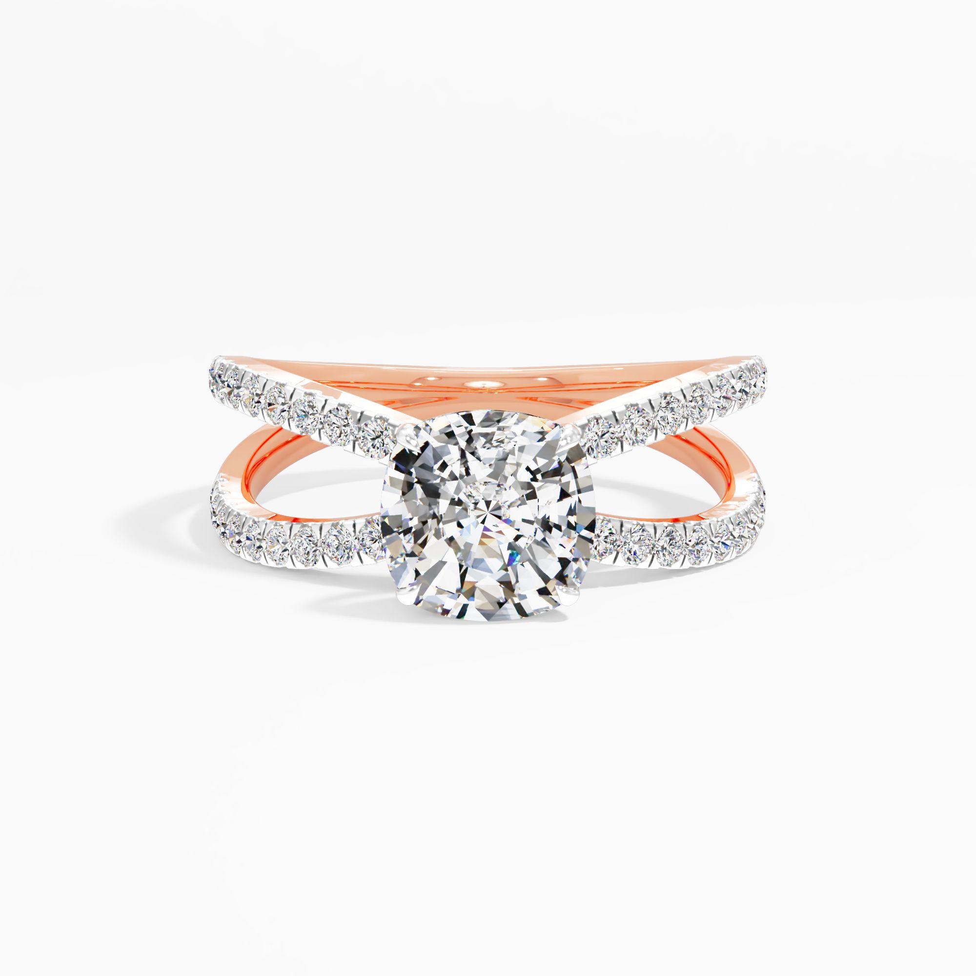 Wildrose Trace Solitaire Engagement Ring