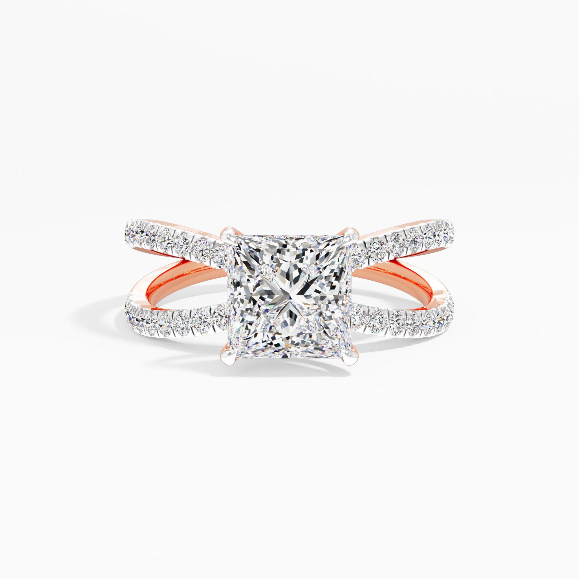 Wildrose Trace Solitaire Engagement Ring