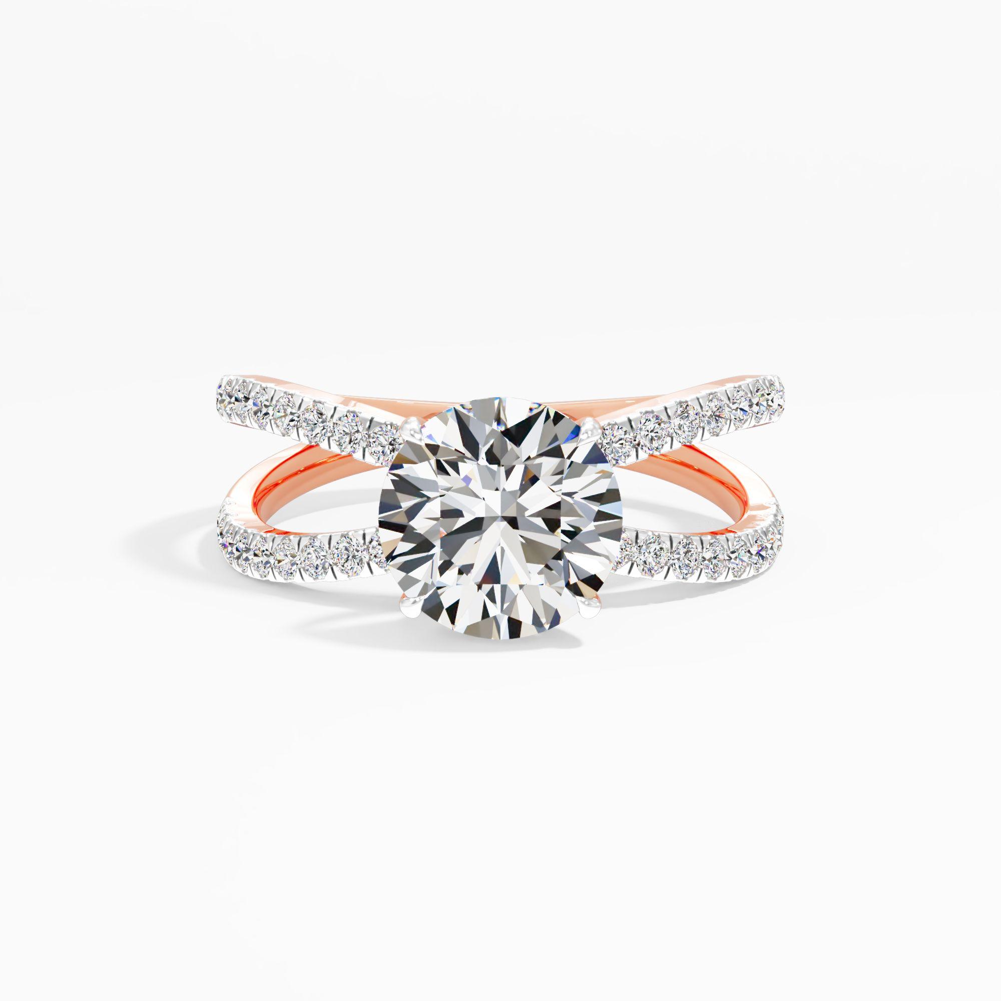 Wildrose Trace Solitaire Engagement Ring