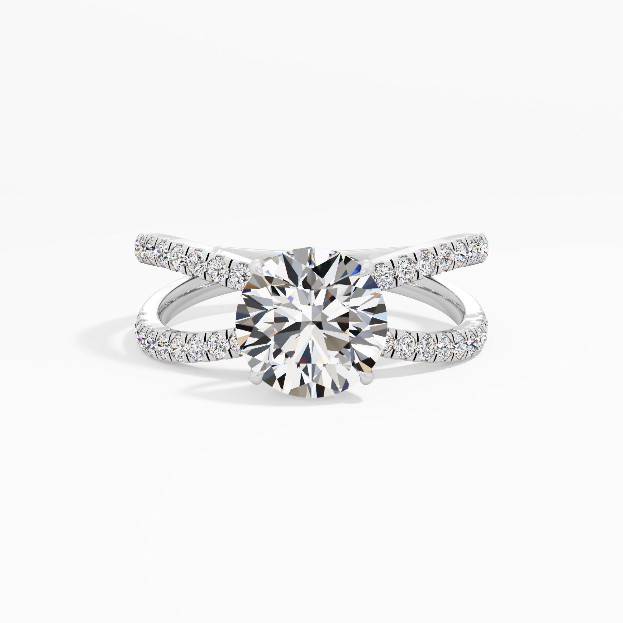 Wildrose Trace Solitaire Engagement Ring
