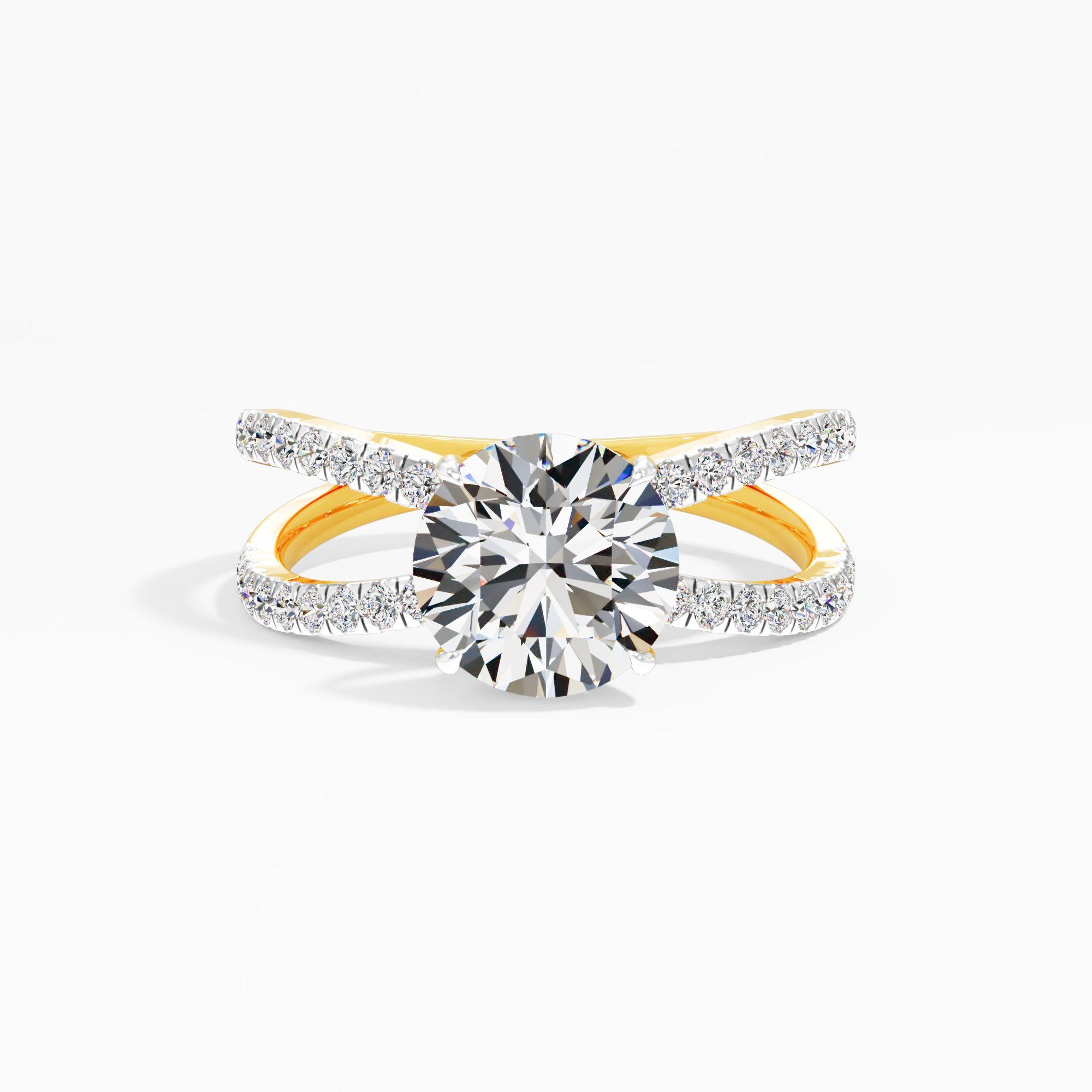 Wildrose Trace Solitaire Engagement Ring