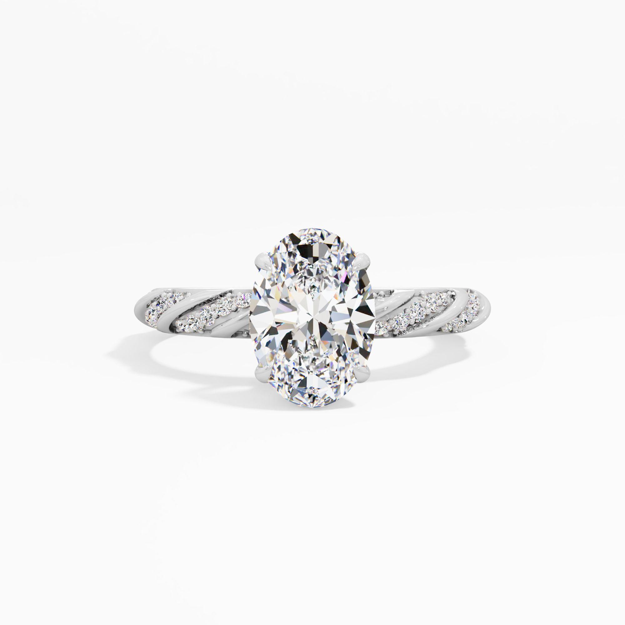 Dreamvine Clasp Solitaire Engagement Ring