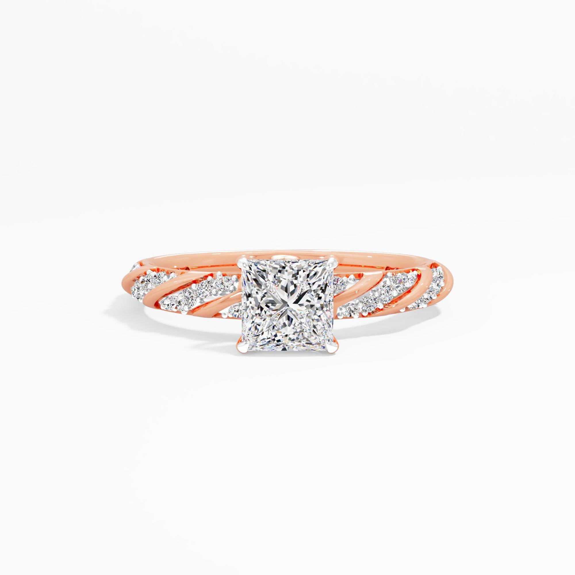 Dreamvine Clasp Solitaire Engagement Ring