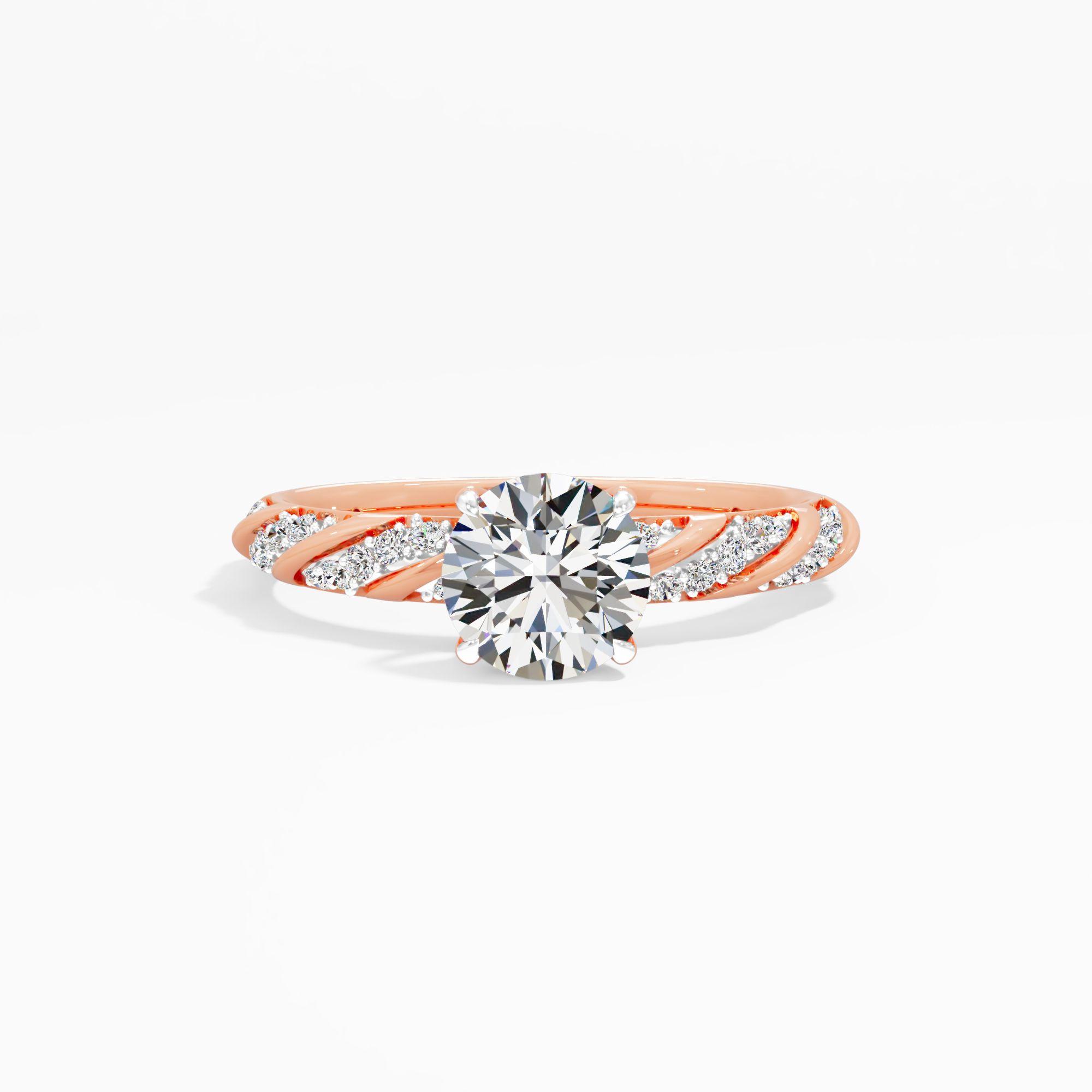 Dreamvine Clasp Solitaire Engagement Ring
