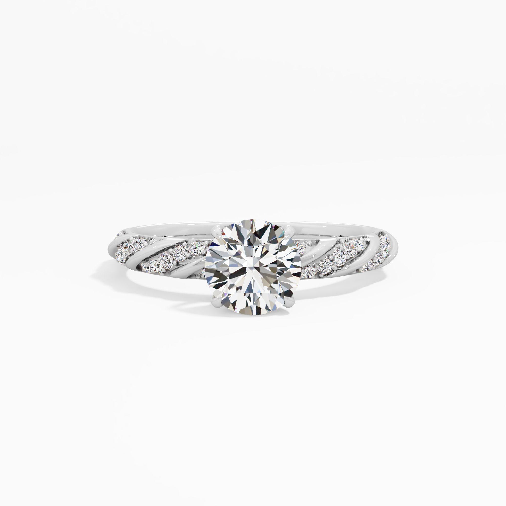 Dreamvine Clasp Solitaire Engagement Ring