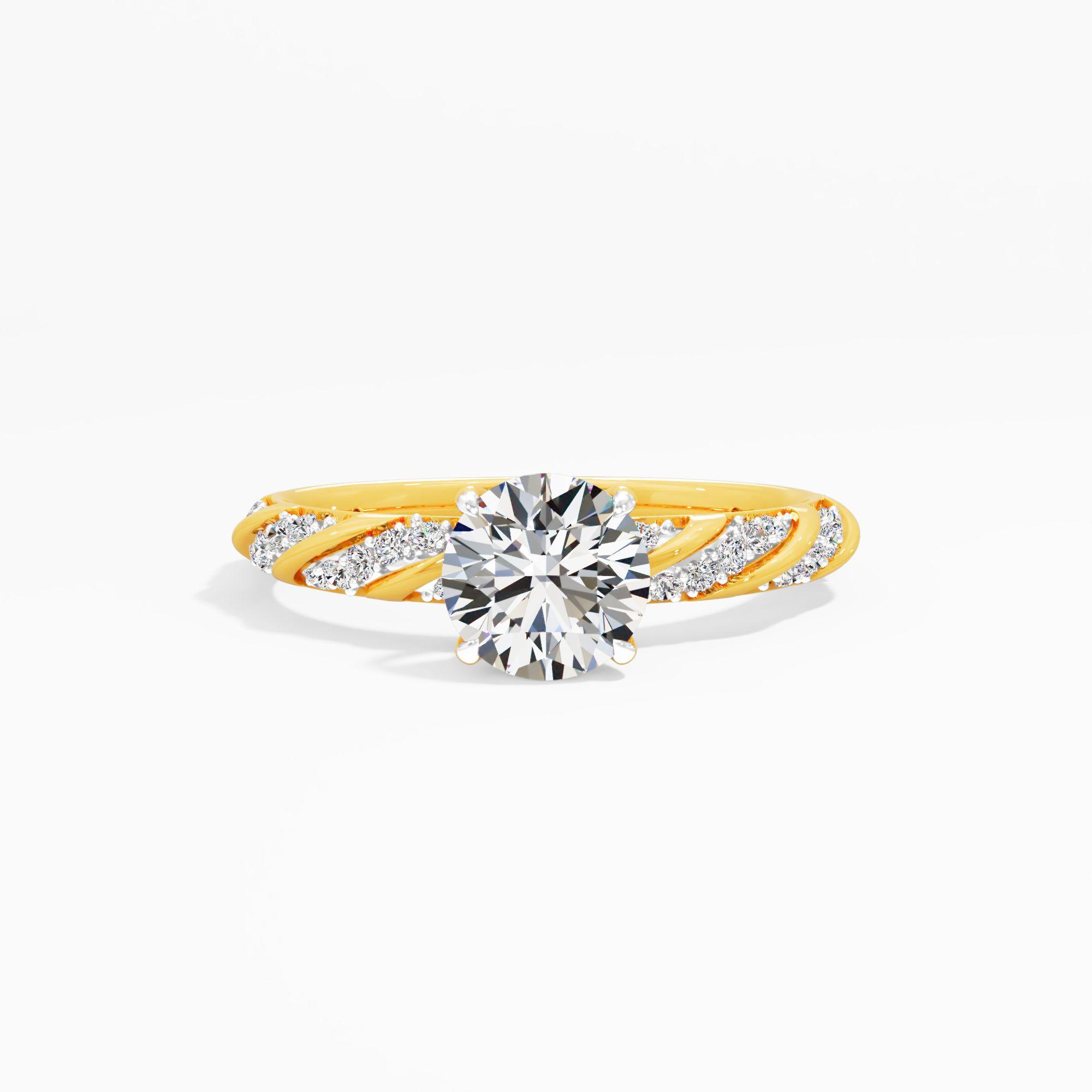 Dreamvine Clasp Solitaire Engagement Ring