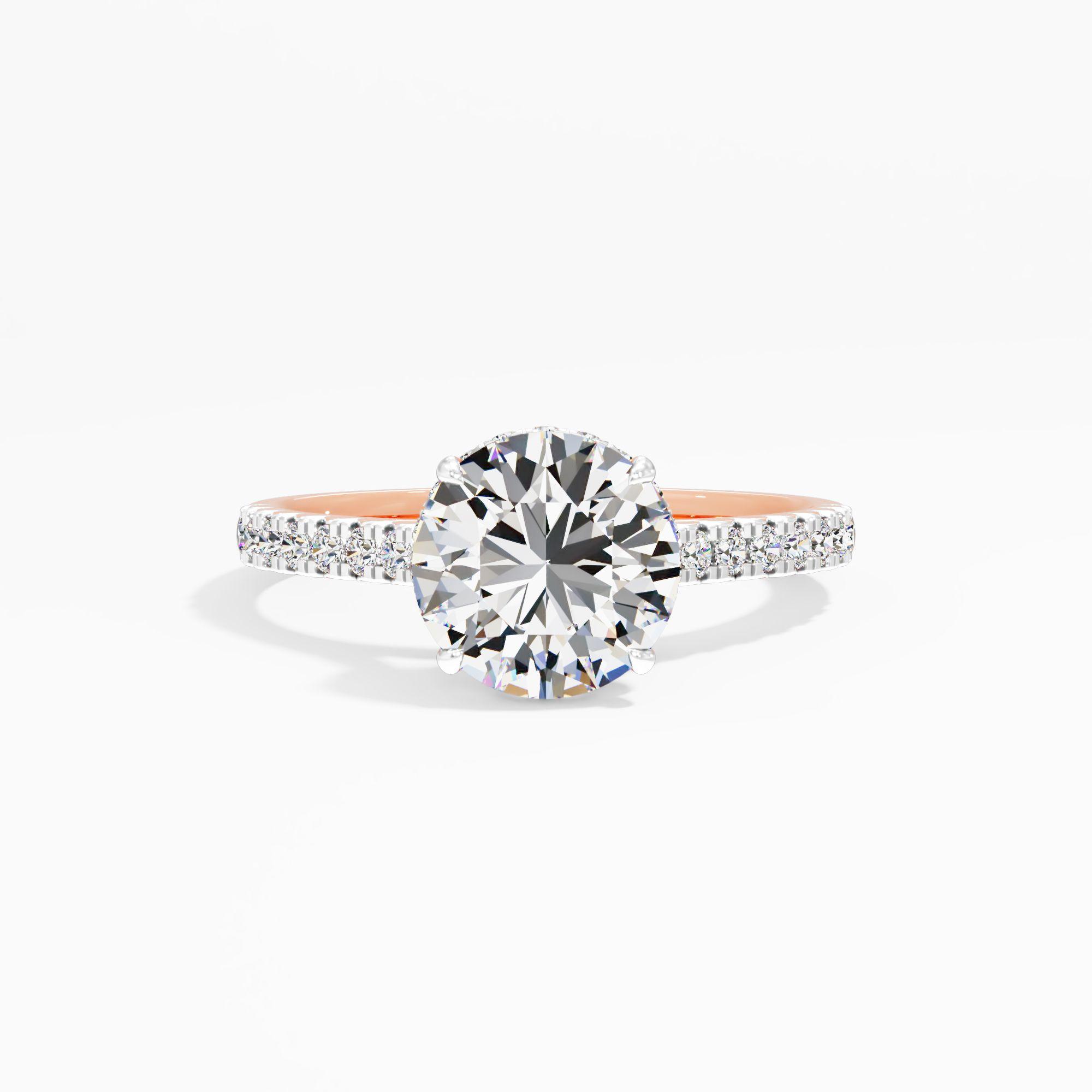 Gossamer Blush Solitaire Engagement Ring