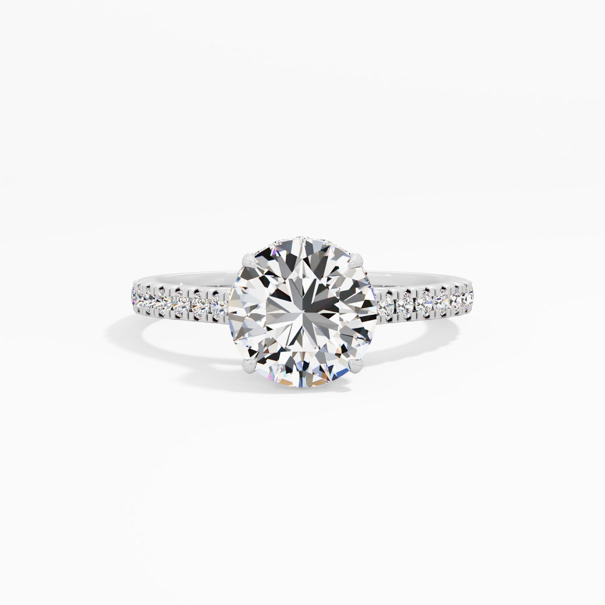 Gossamer Blush Solitaire Engagement Ring